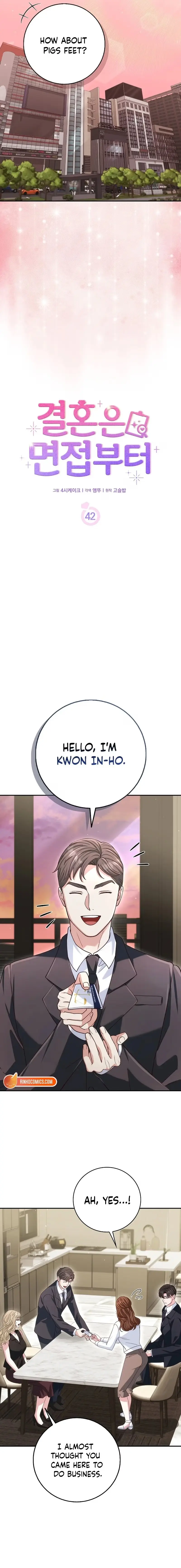 Marriage Starts with an Interview Chapter 42 page 4
