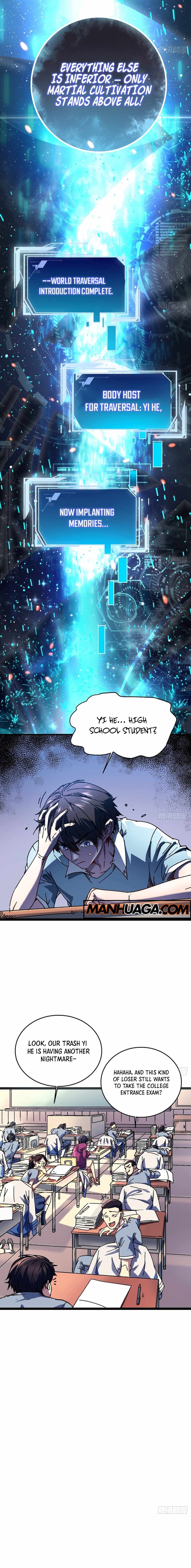 Martial Evolution: Start by Awakening the King of Monsters Chapter 1 page 4