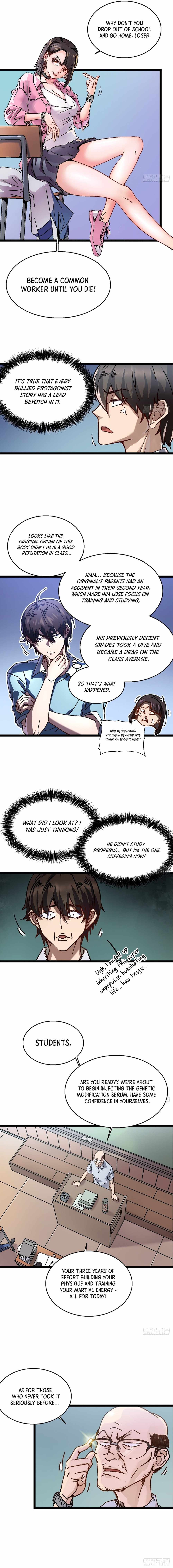 Martial Evolution: Start by Awakening the King of Monsters Chapter 1 page 5