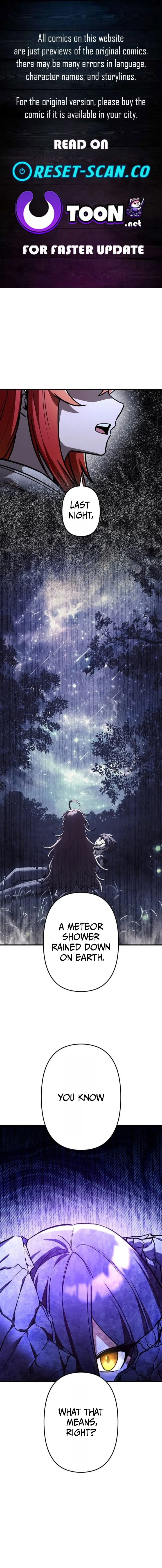 Meteor Maiden: I Was Chosen by the Galaxy’s Strongest Beautiful Girl Chapter 3 page 1