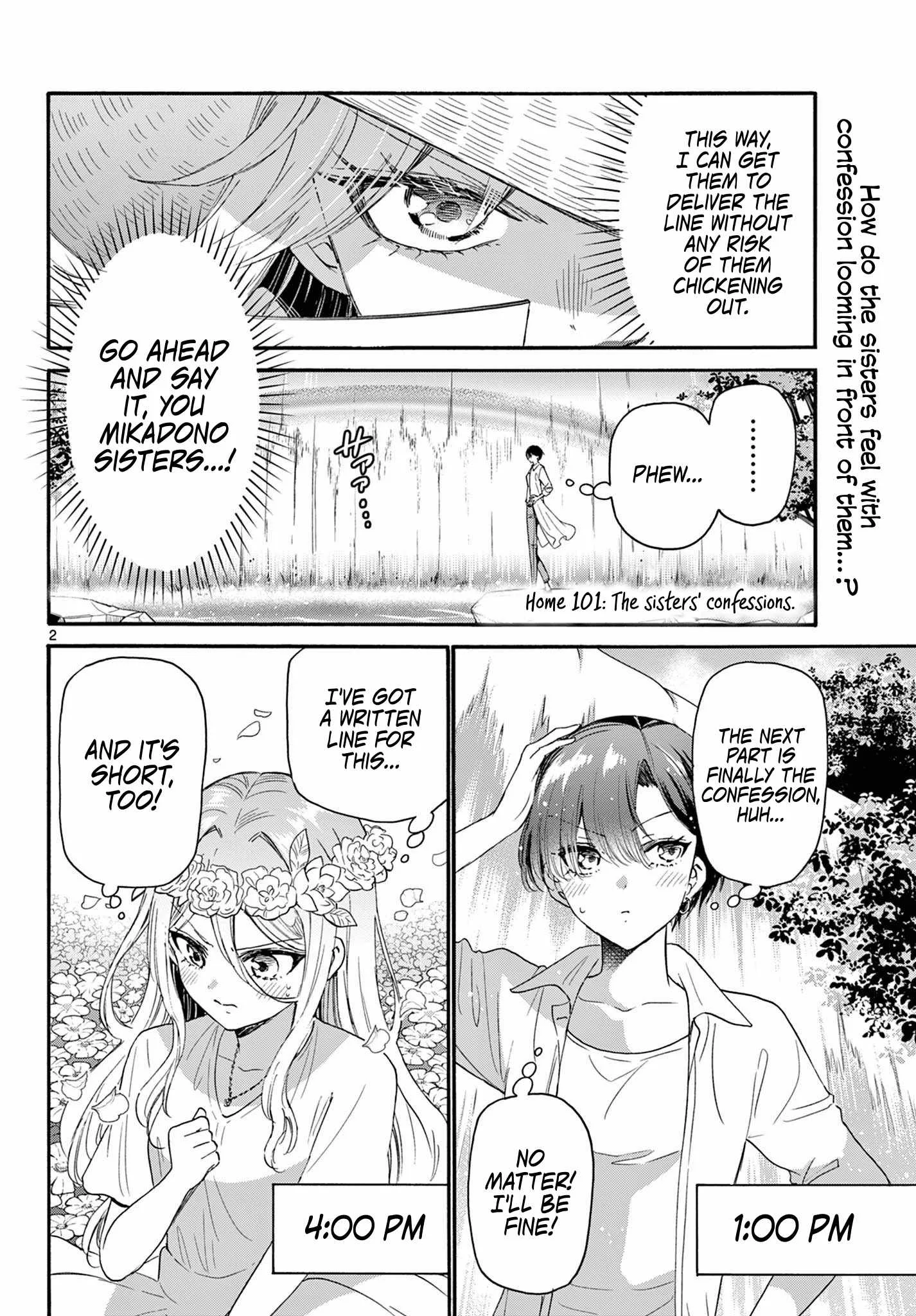 Mikadono Sanshimai wa Angai, Choroi Chapter 101 page 2