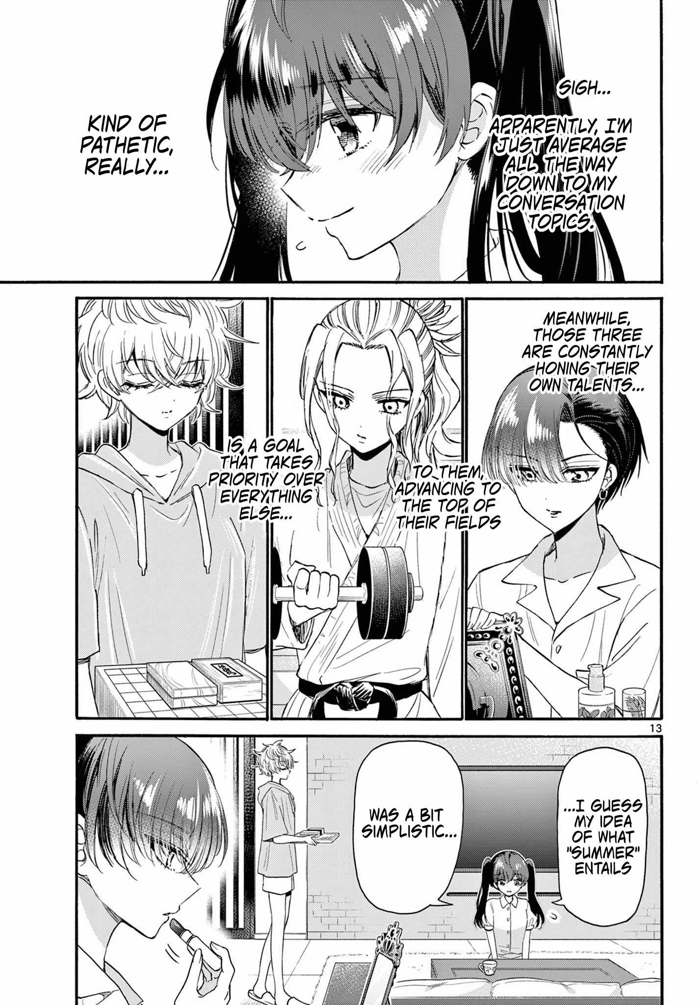 Mikadono Sanshimai wa Angai, Choroi Chapter 110 page 13