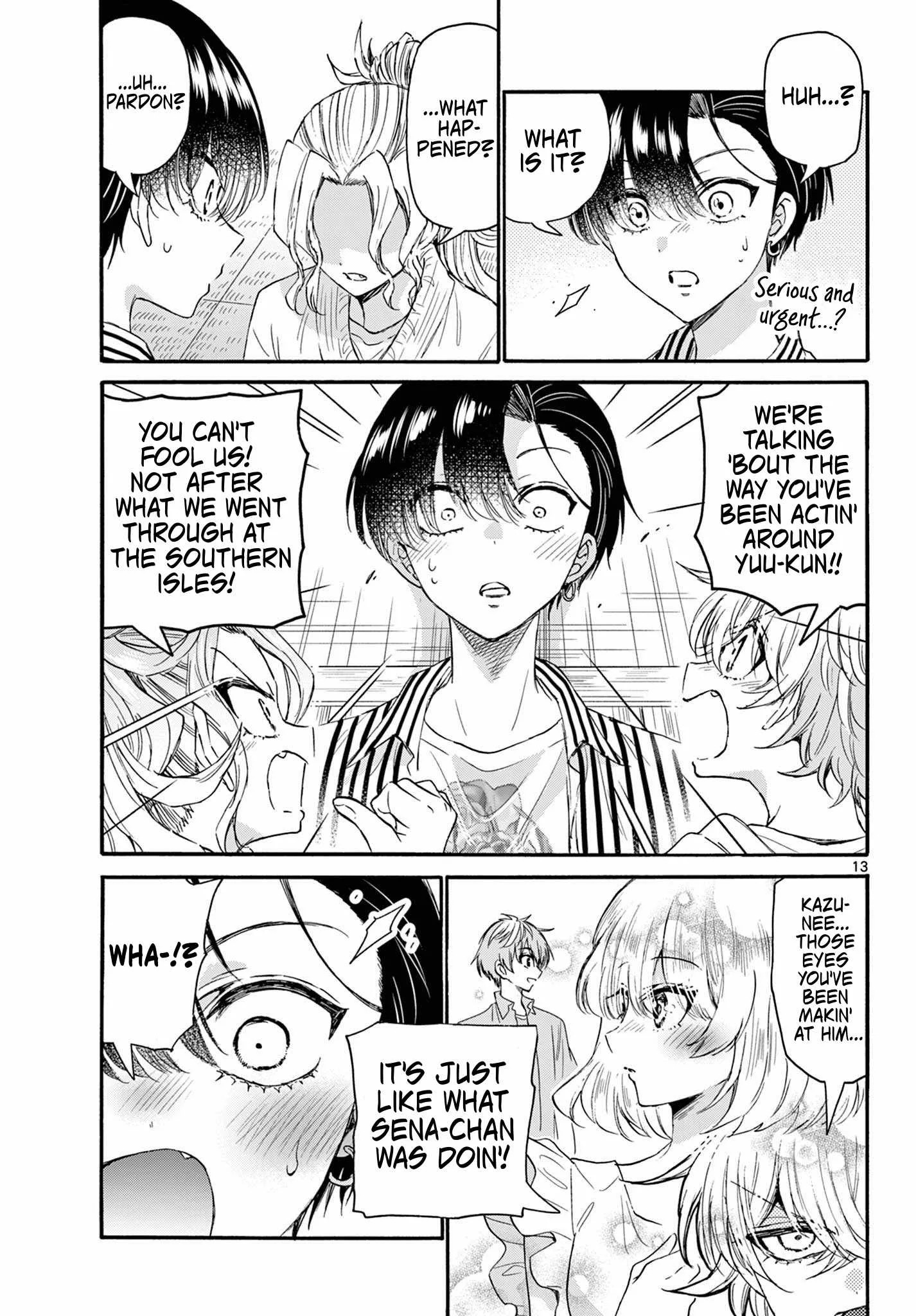 Mikadono Sanshimai wa Angai, Choroi Chapter 112 page 13