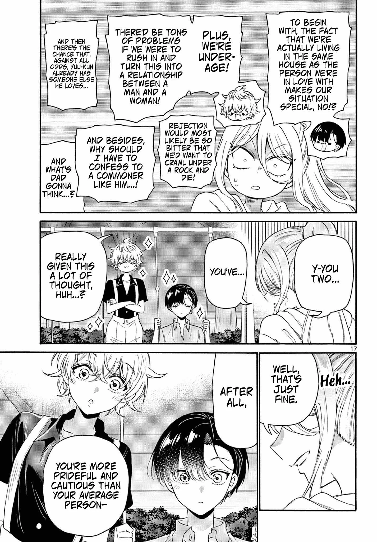 Mikadono Sanshimai wa Angai, Choroi Chapter 117 page 17