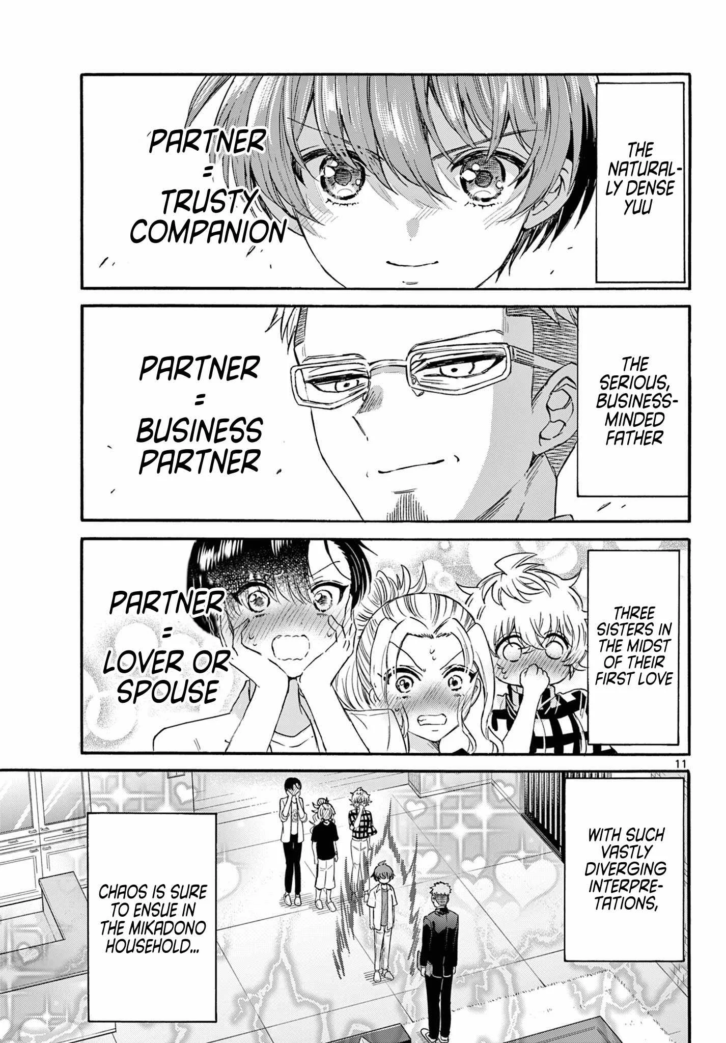 Mikadono Sanshimai wa Angai, Choroi Chapter 123 page 11