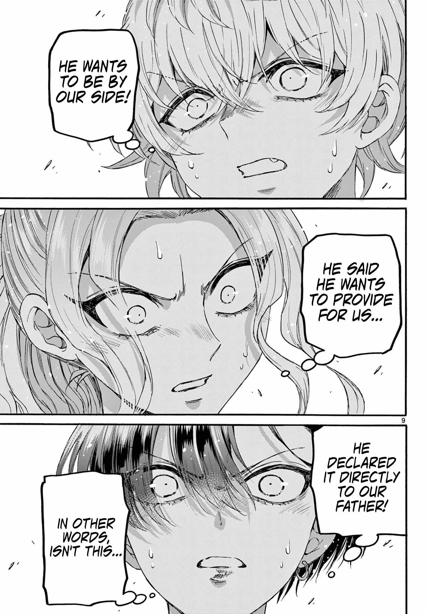 Mikadono Sanshimai wa Angai, Choroi Chapter 123 page 9