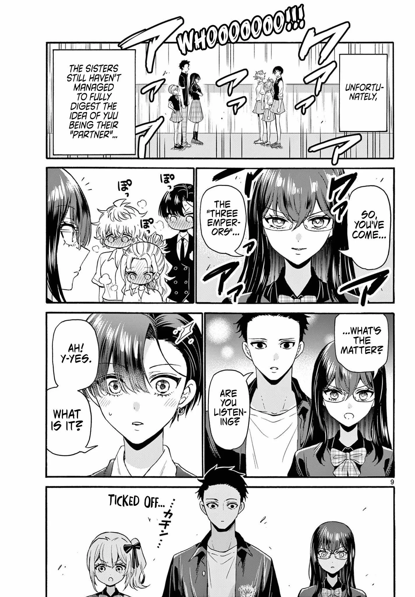 Mikadono Sanshimai wa Angai, Choroi Chapter 124 page 9