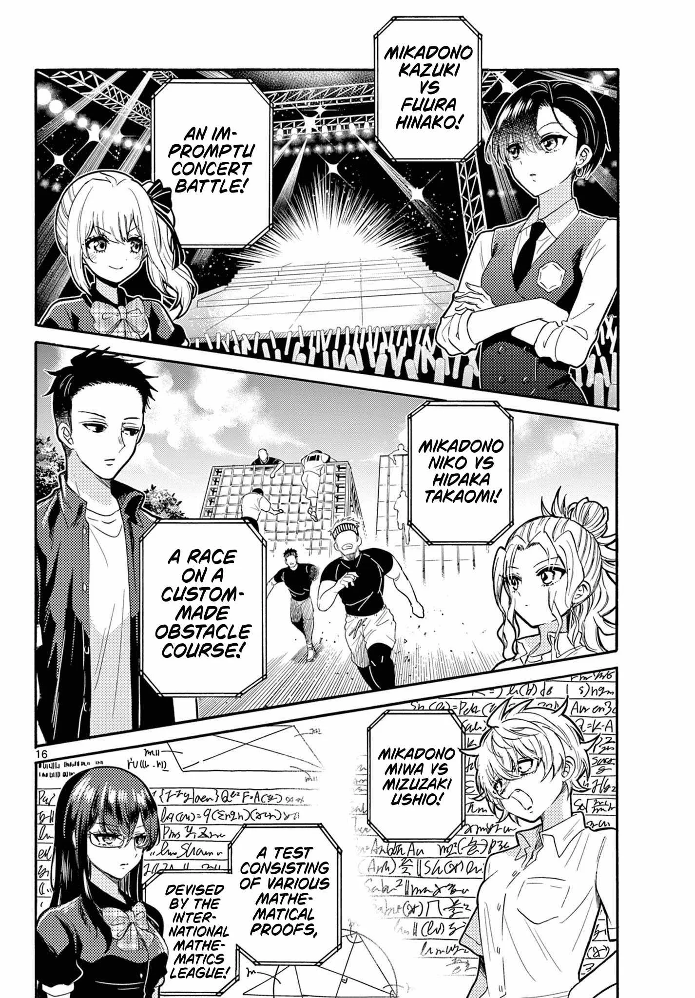 Mikadono Sanshimai wa Angai, Choroi Chapter 124 page 16