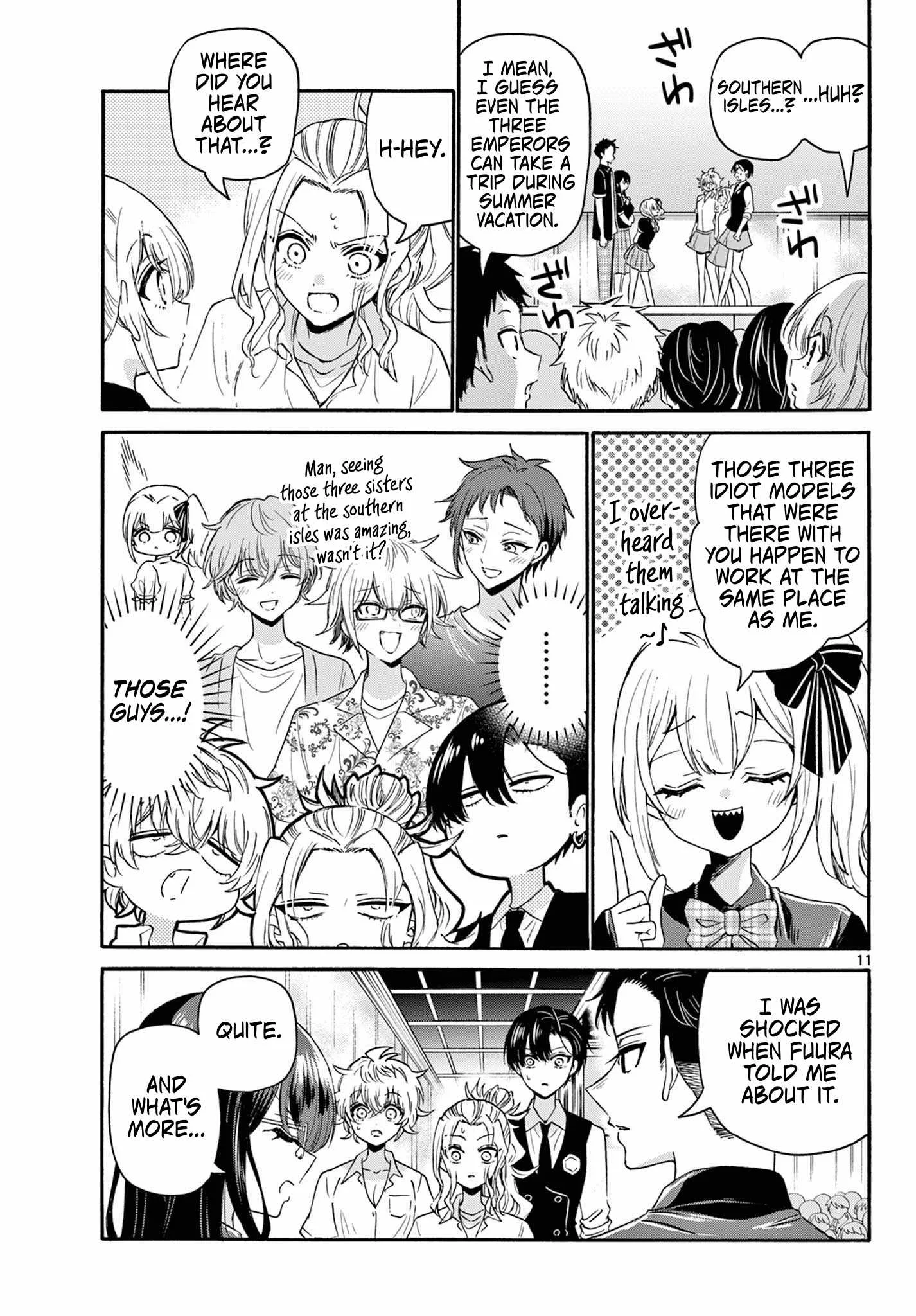 Mikadono Sanshimai wa Angai, Choroi Chapter 124 page 11