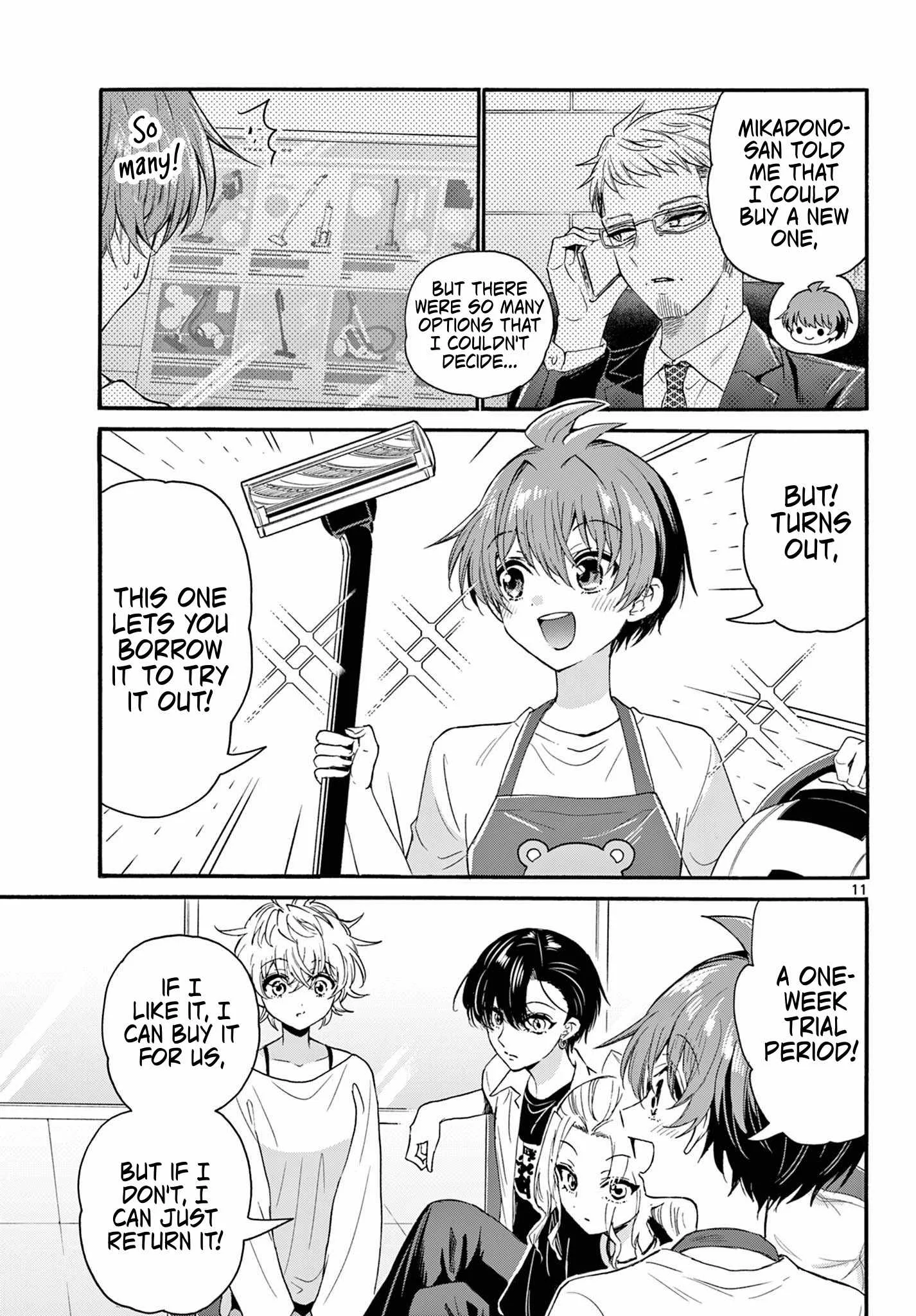 Mikadono Sanshimai wa Angai, Choroi Chapter 126 page 11
