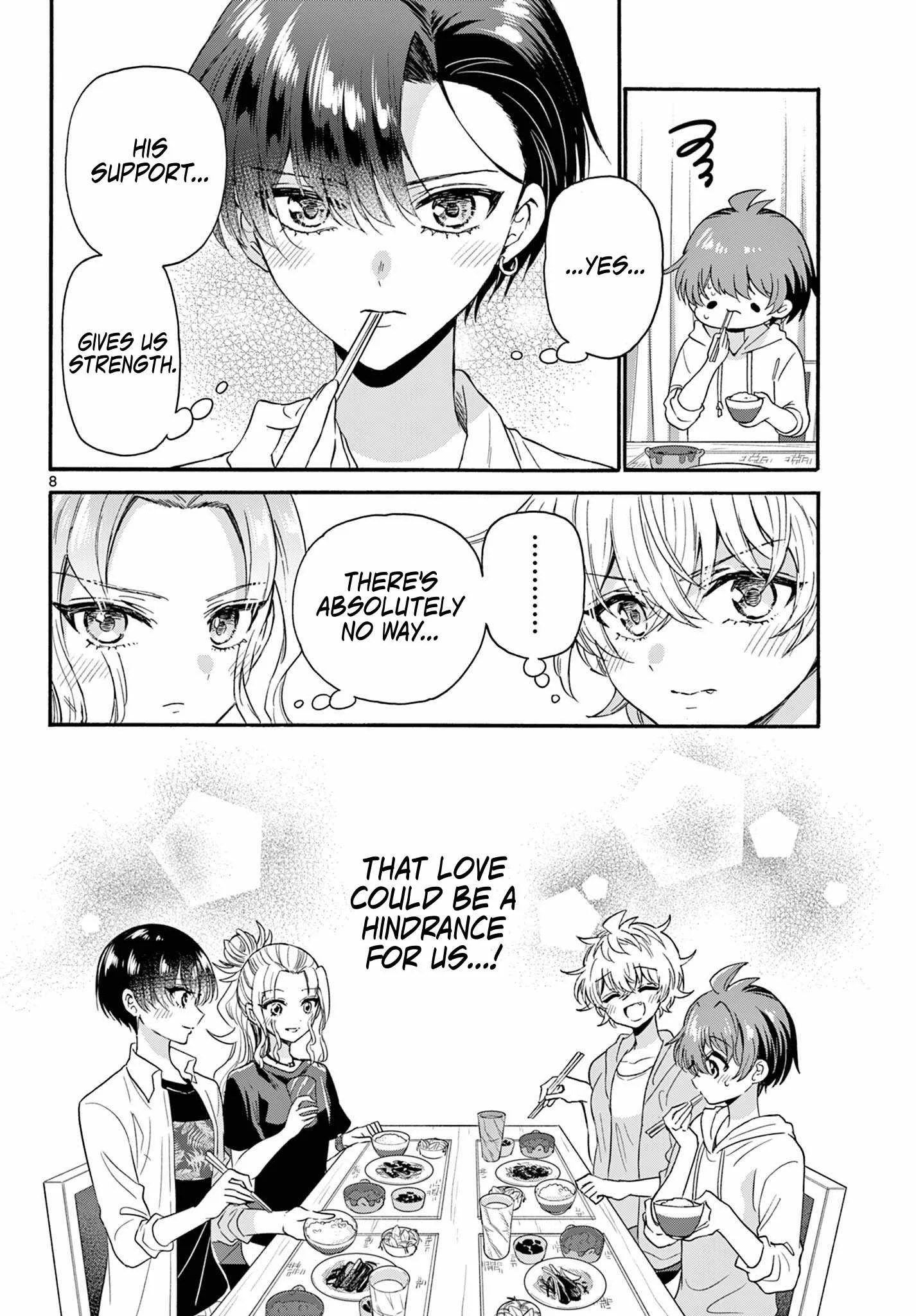 Mikadono Sanshimai wa Angai, Choroi Chapter 126 page 8