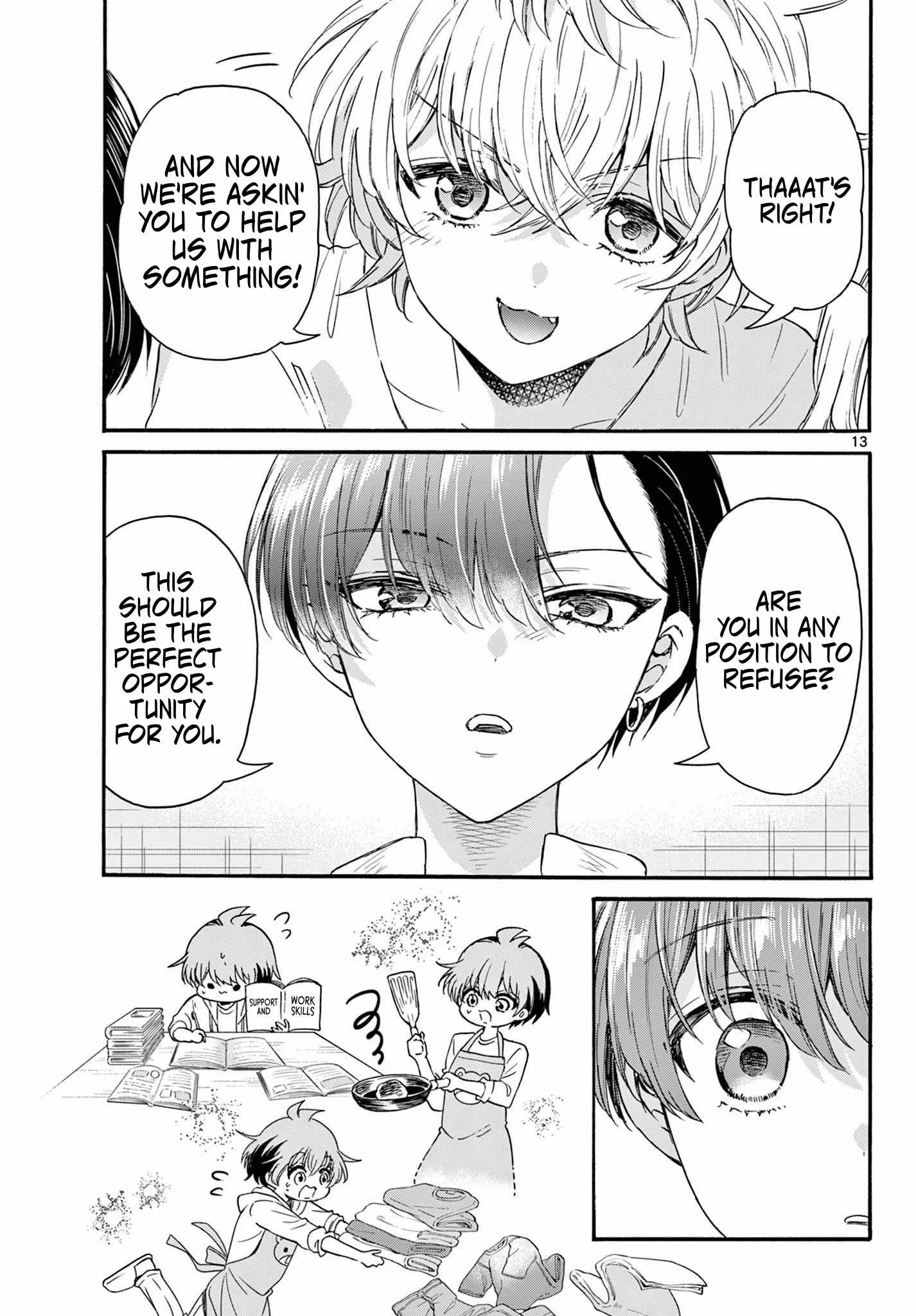 Mikadono Sanshimai wa Angai, Choroi Chapter 127 page 12
