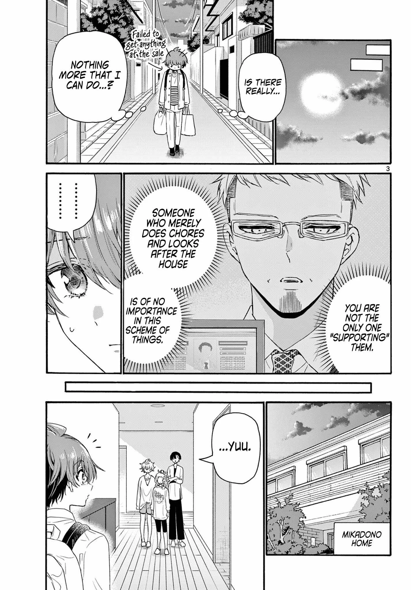 Mikadono Sanshimai wa Angai, Choroi Chapter 127 page 3