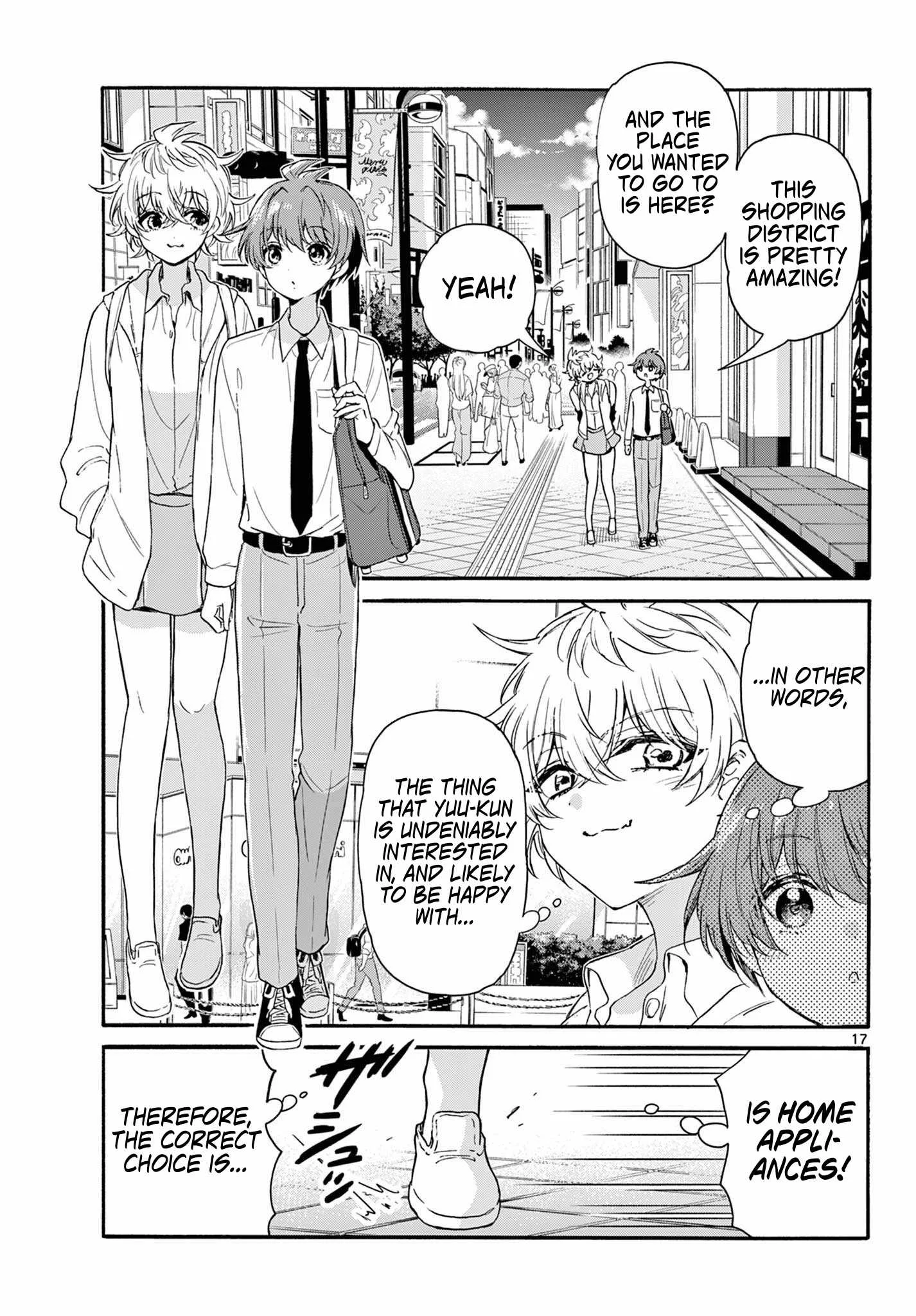 Mikadono Sanshimai wa Angai, Choroi Chapter 136 page 17