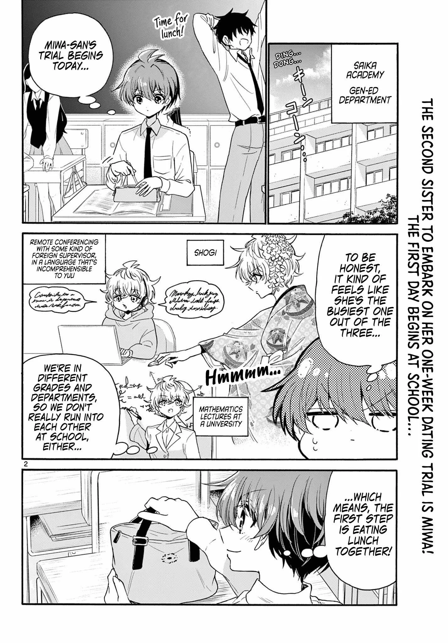 Mikadono Sanshimai wa Angai, Choroi Chapter 136 page 2