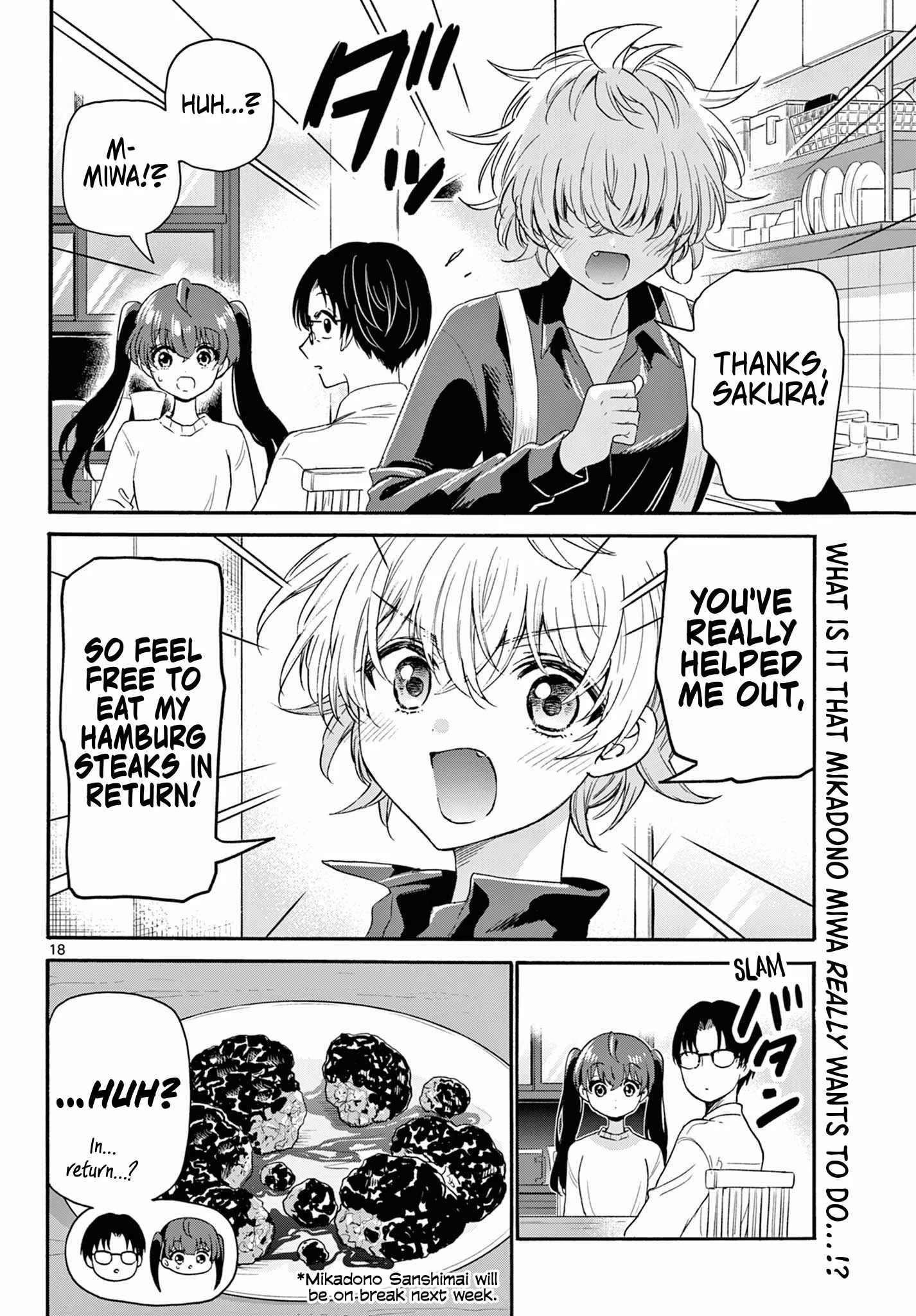 Mikadono Sanshimai wa Angai, Choroi Chapter 138 page 18
