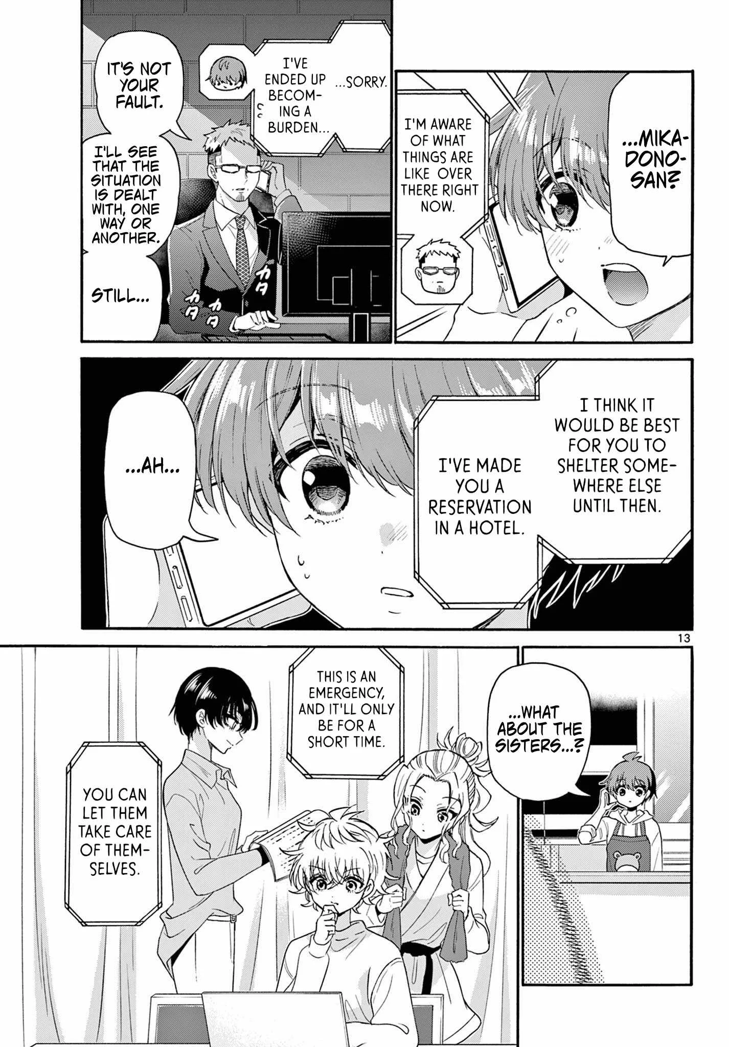 Mikadono Sanshimai wa Angai, Choroi Chapter 141 page 12