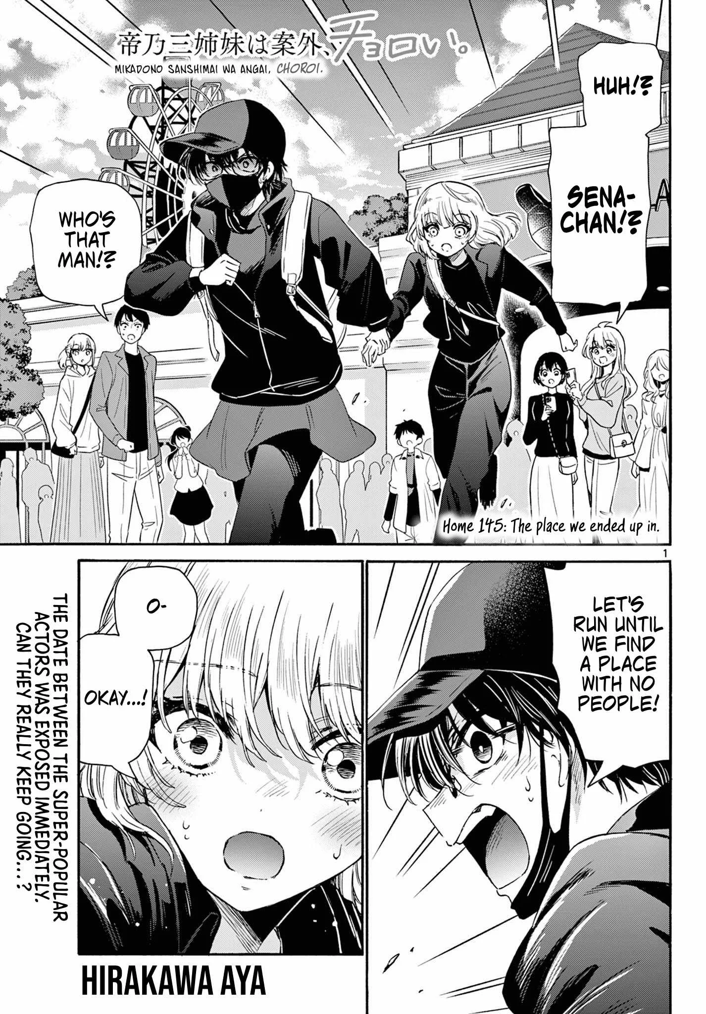 Mikadono Sanshimai wa Angai, Choroi Chapter 145 page 1