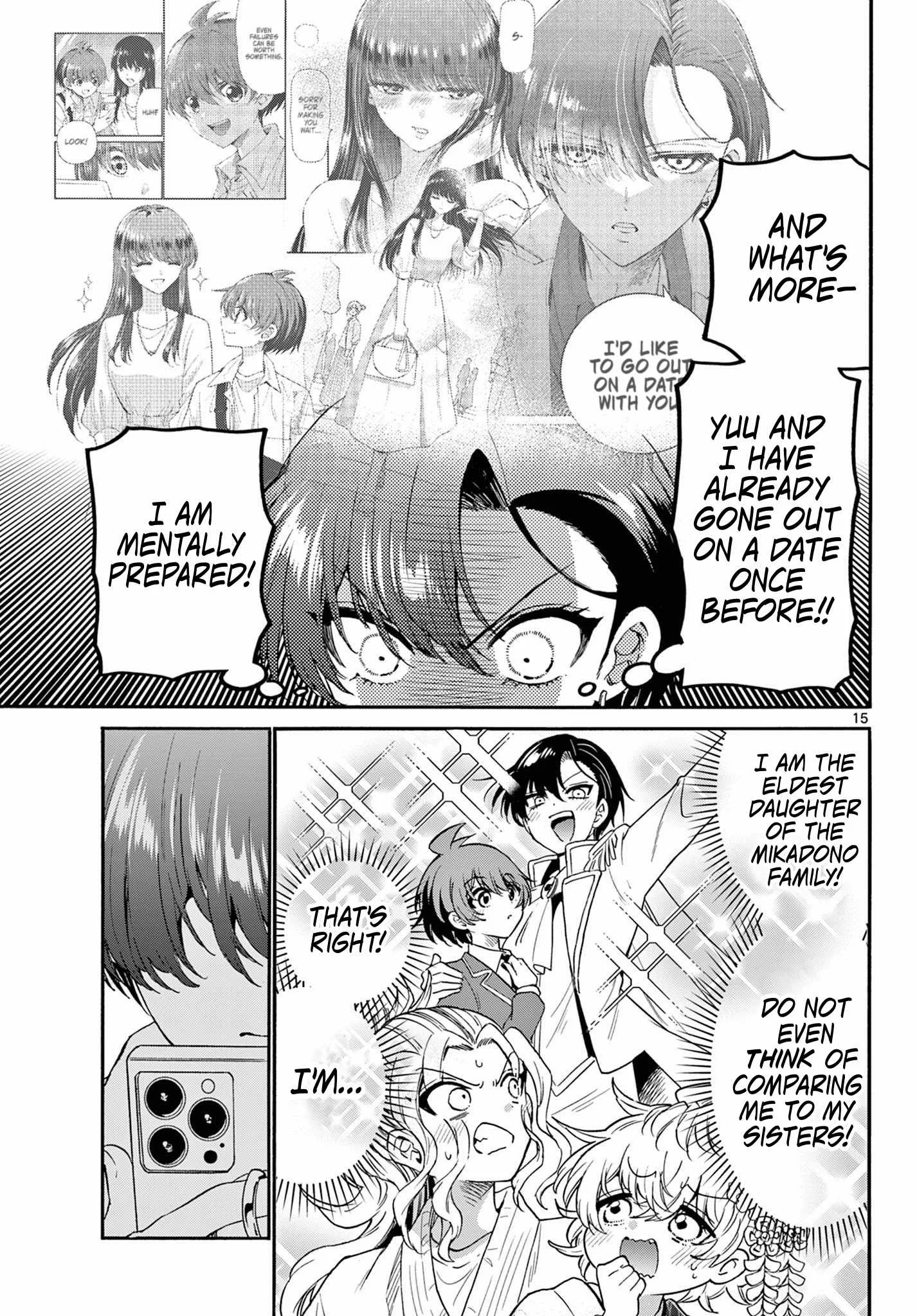 Mikadono Sanshimai wa Angai, Choroi Chapter 146 page 15