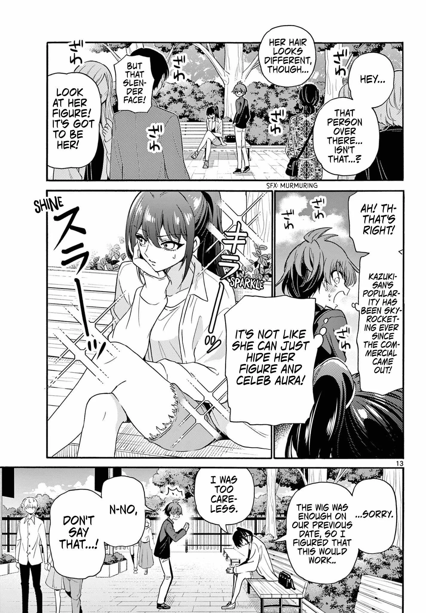 Mikadono Sanshimai wa Angai, Choroi Chapter 147 page 13