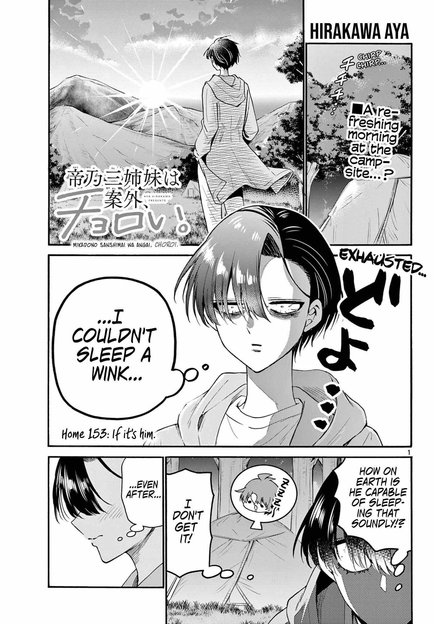 Mikadono Sanshimai wa Angai, Choroi Chapter 153 page 1