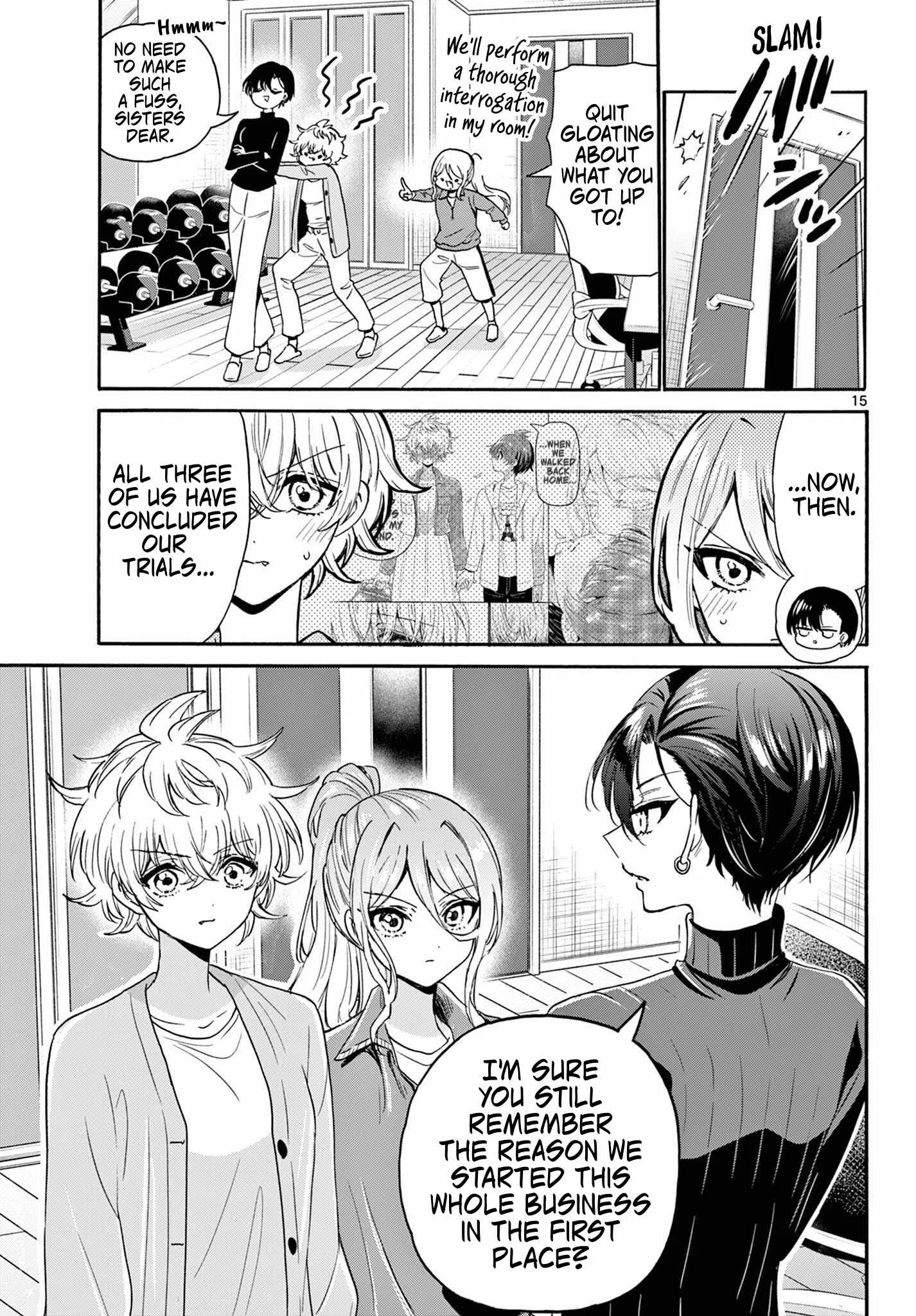 Mikadono Sanshimai wa Angai, Choroi Chapter 153 page 15