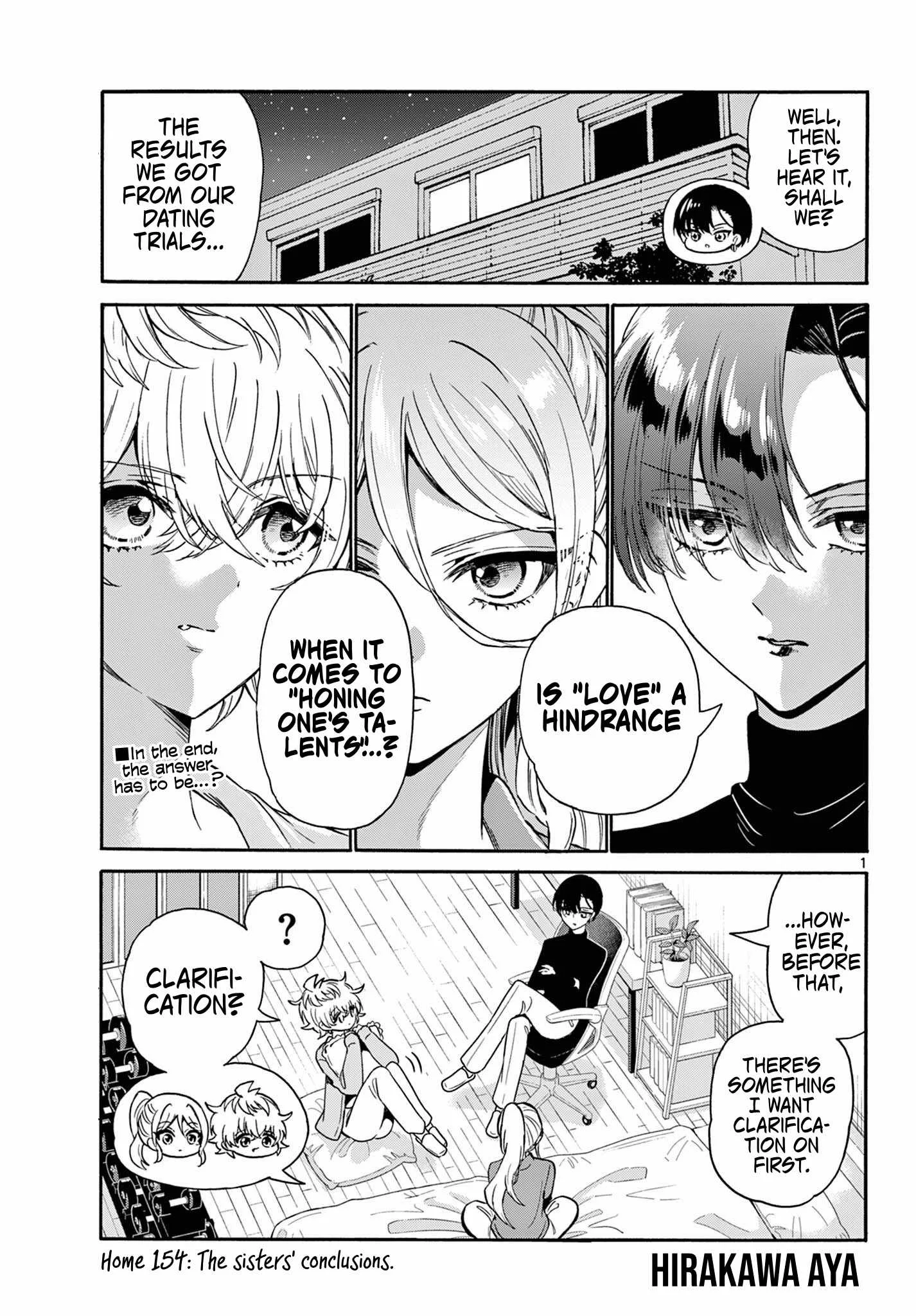 Mikadono Sanshimai wa Angai, Choroi Chapter 154 page 1