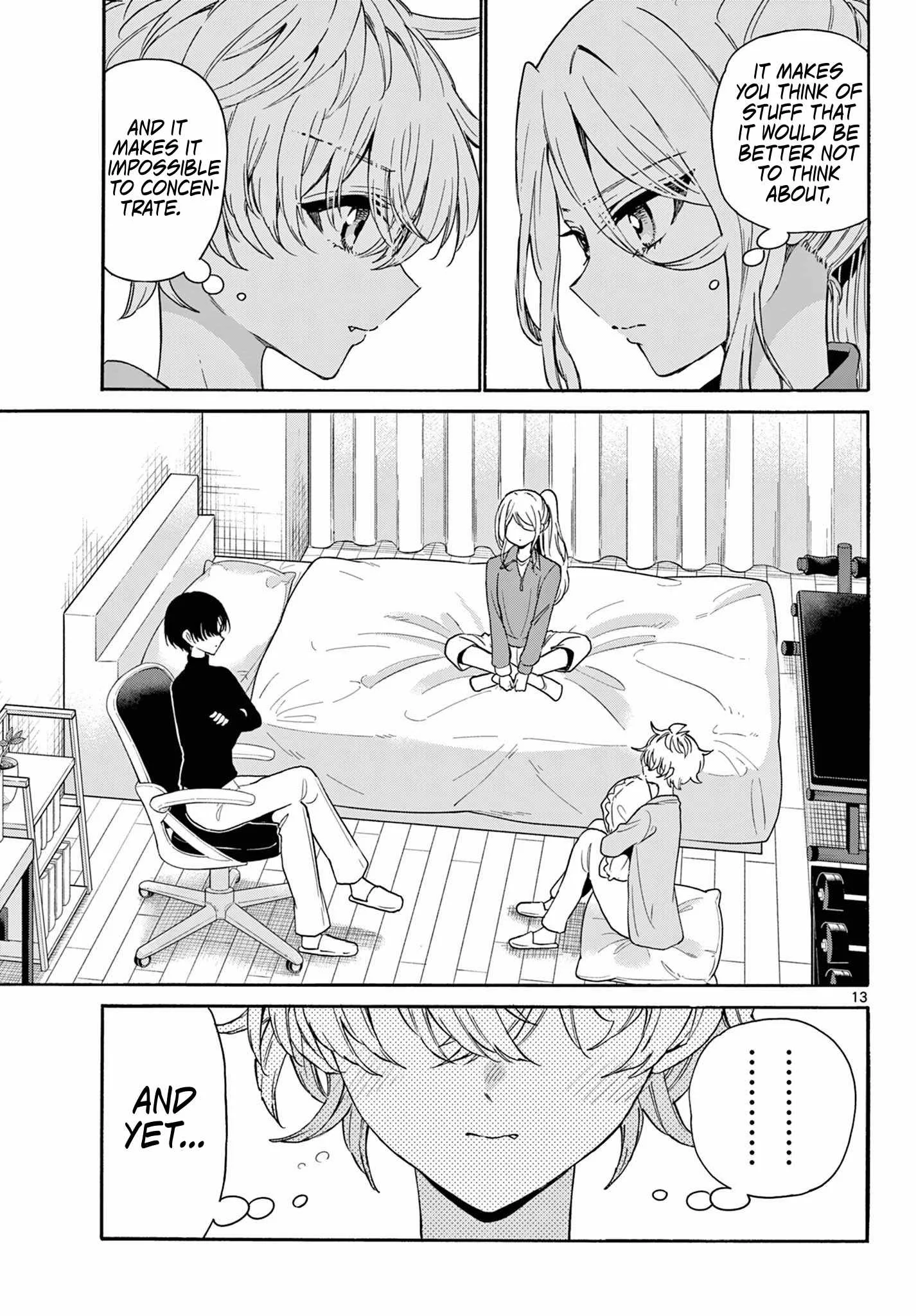 Mikadono Sanshimai wa Angai, Choroi Chapter 154 page 13