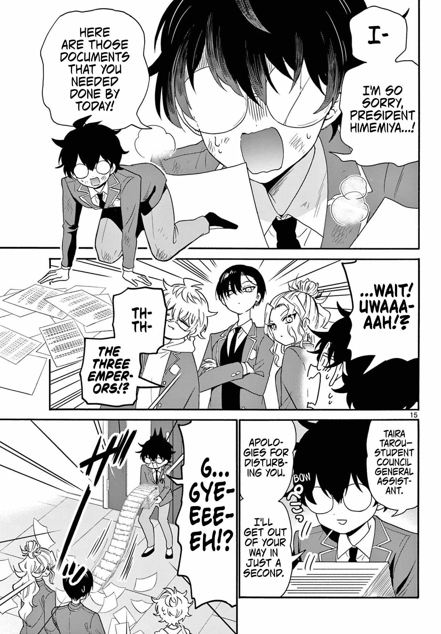 Mikadono Sanshimai wa Angai, Choroi Chapter 156 page 15