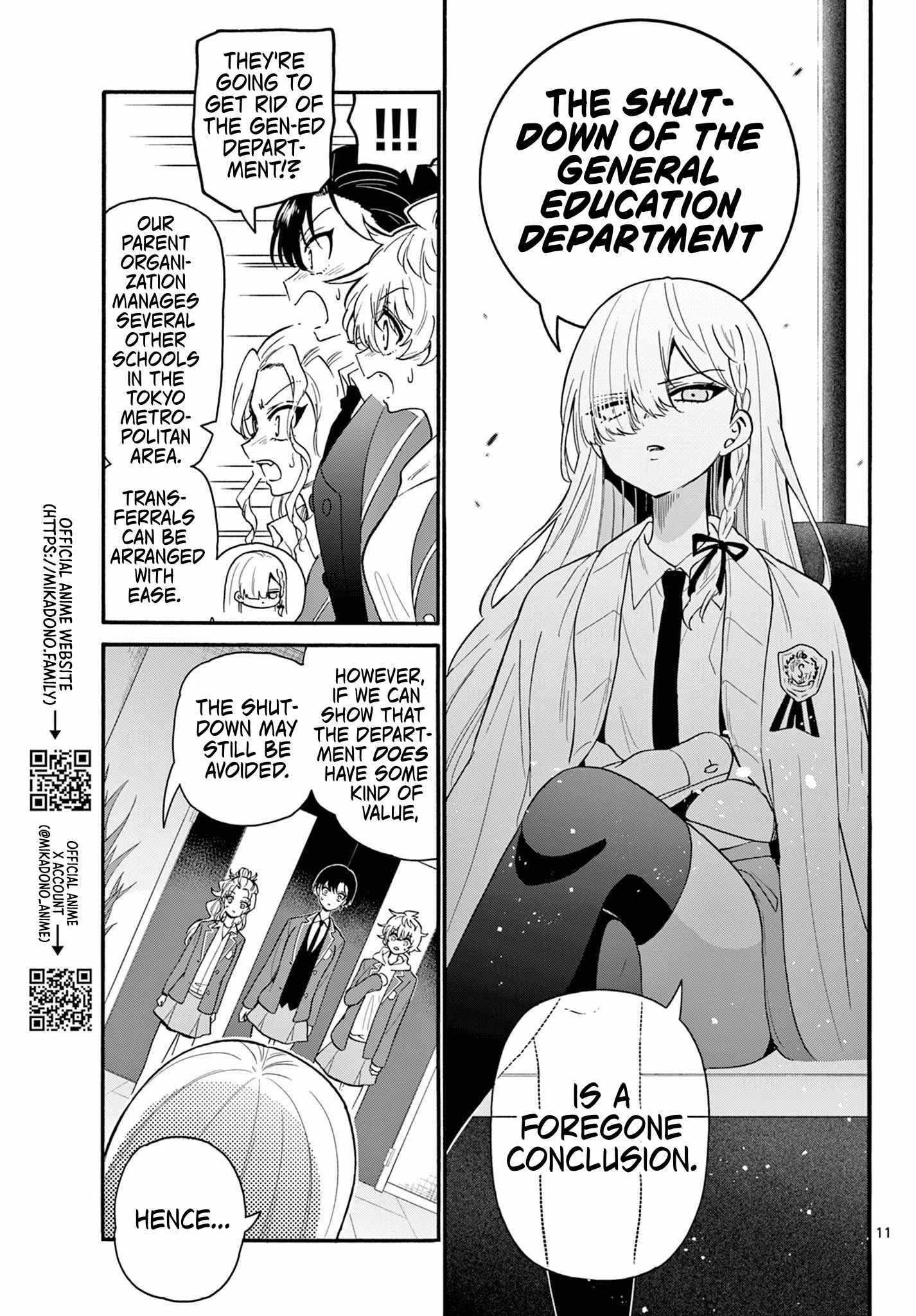 Mikadono Sanshimai wa Angai, Choroi Chapter 156 page 11