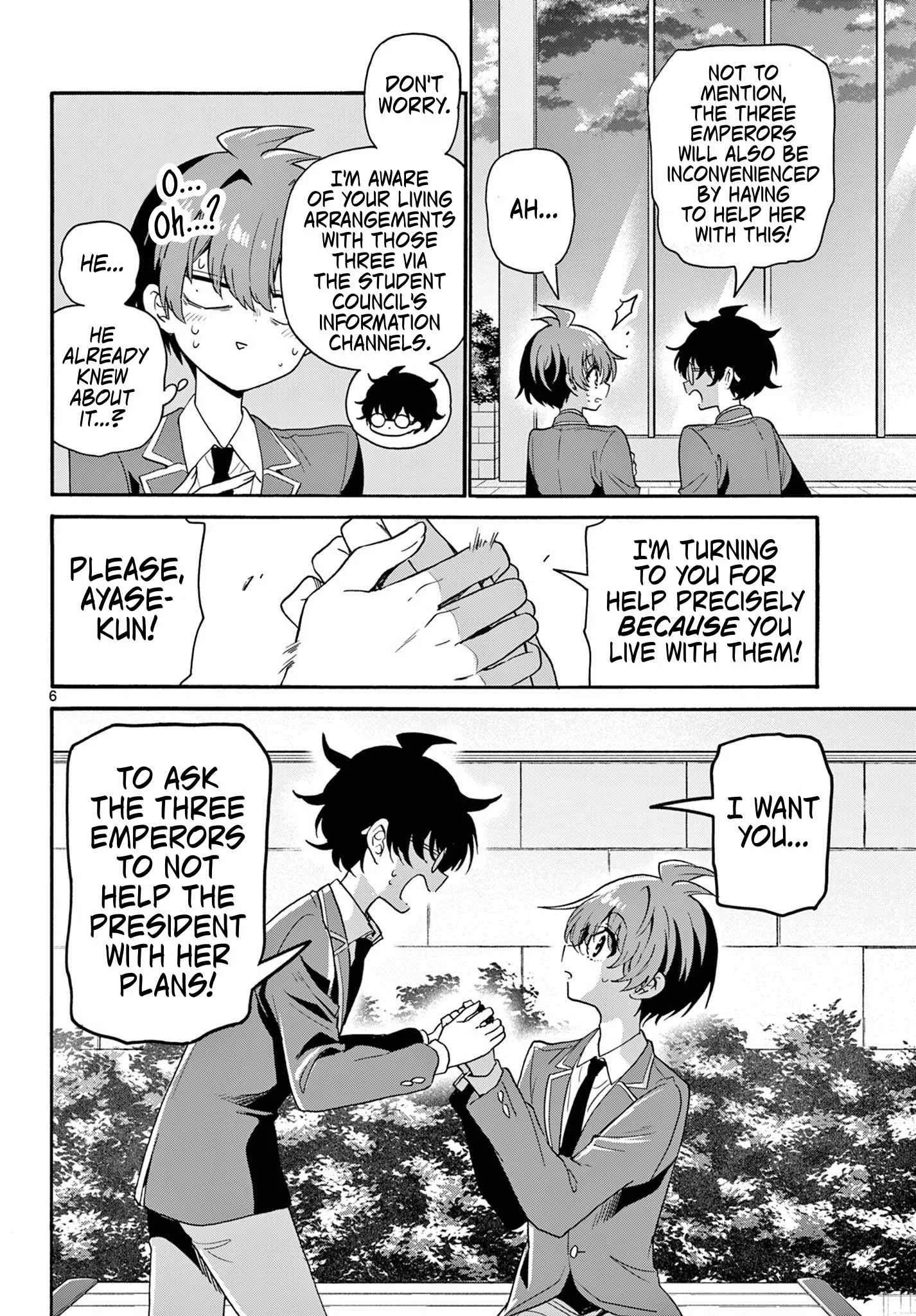 Mikadono Sanshimai wa Angai, Choroi Chapter 158 page 6