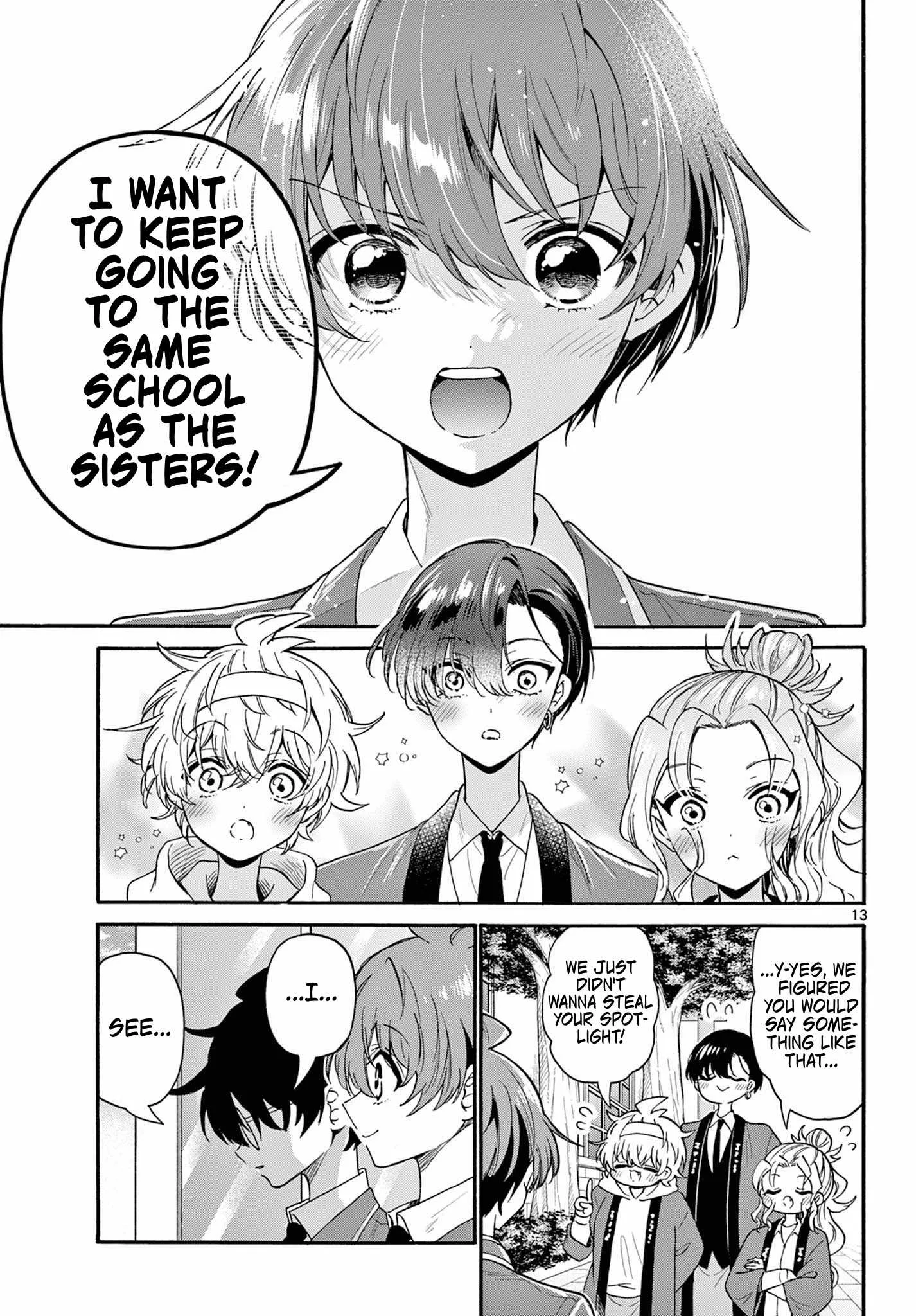 Mikadono Sanshimai wa Angai, Choroi Chapter 158 page 13