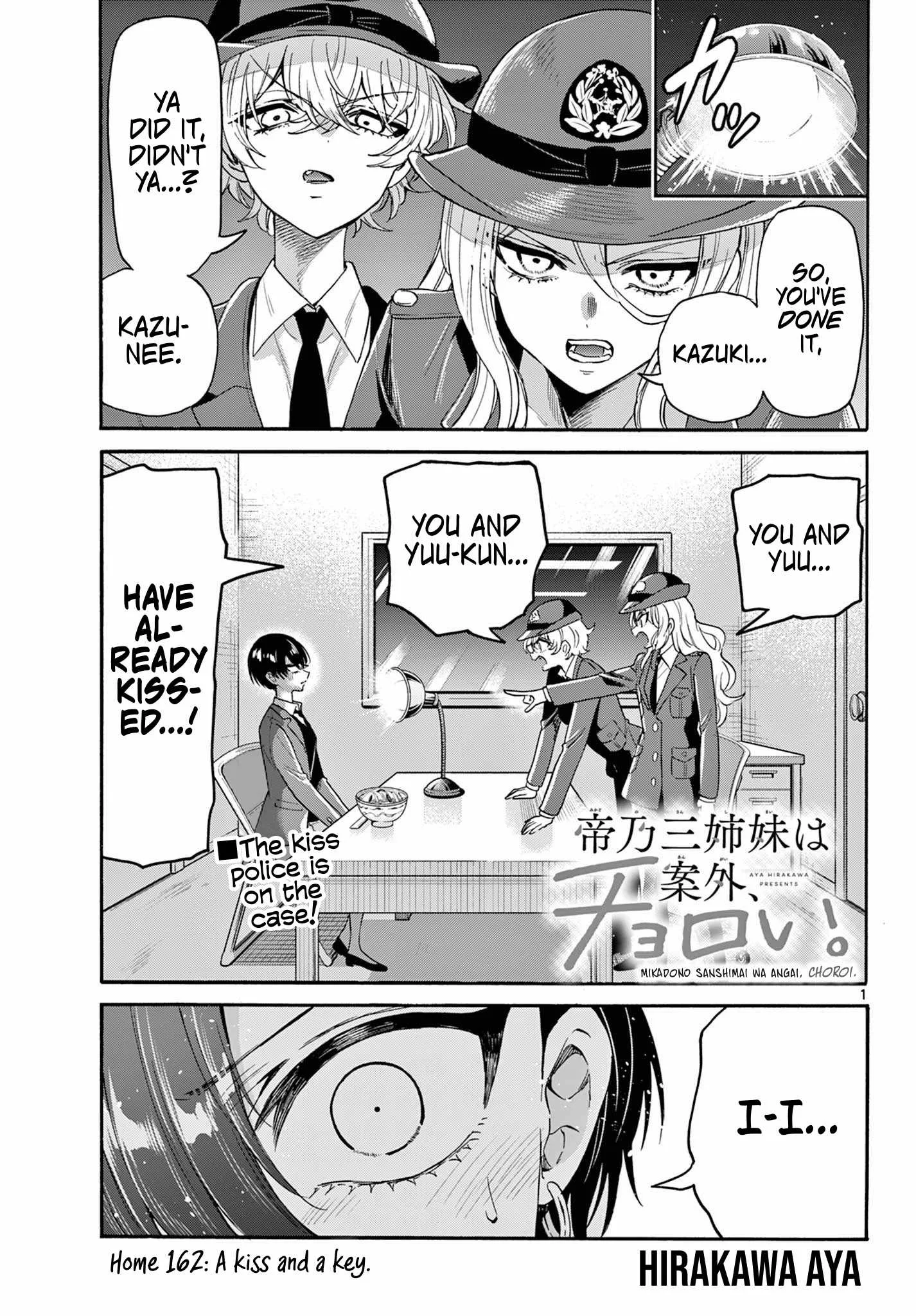 Mikadono Sanshimai wa Angai, Choroi Chapter 162 page 1