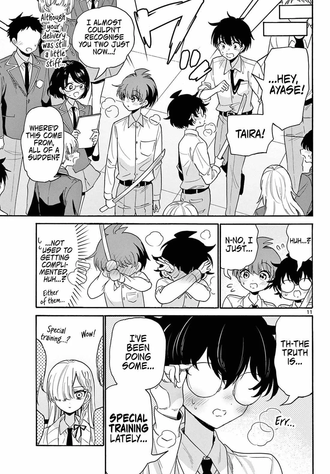 Mikadono Sanshimai wa Angai, Choroi Chapter 171 page 11