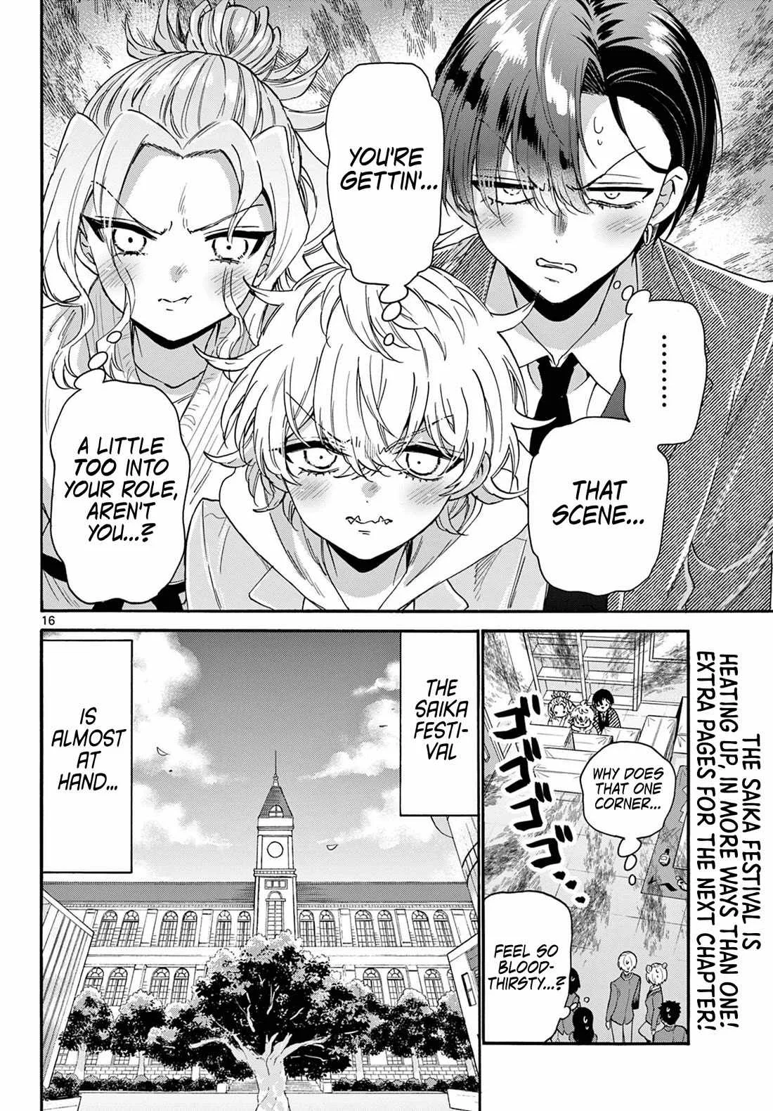 Mikadono Sanshimai wa Angai, Choroi Chapter 171 page 16