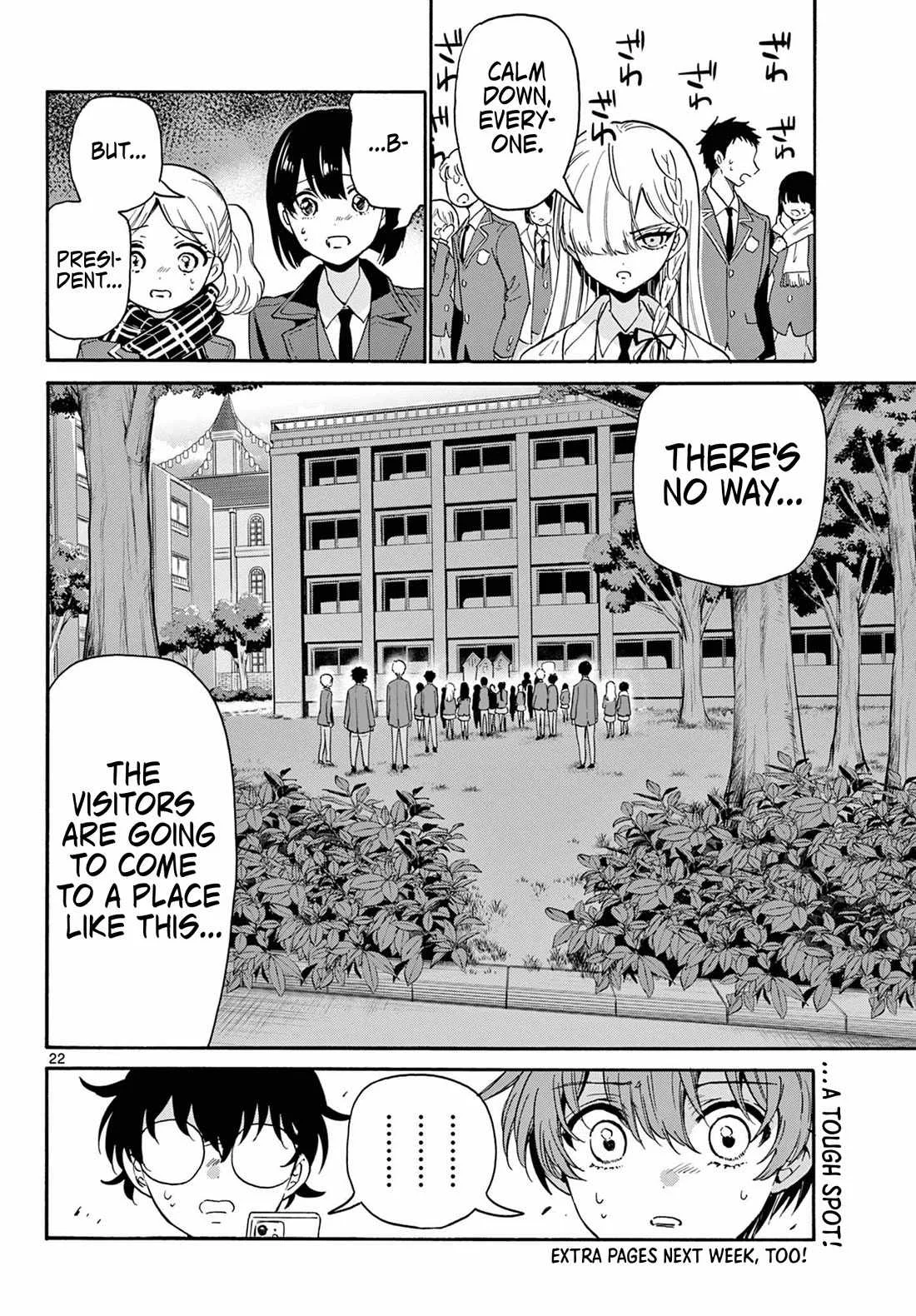 Mikadono Sanshimai wa Angai, Choroi Chapter 172 page 22