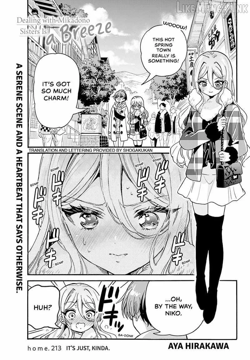 Mikadono Sanshimai wa Angai, Choroi Chapter 213 page 2