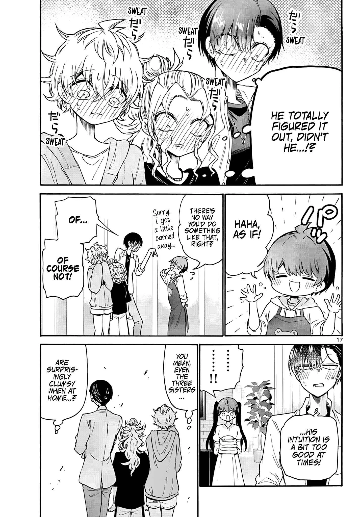 Mikadono Sanshimai wa Angai, Choroi Chapter 48 page 17
