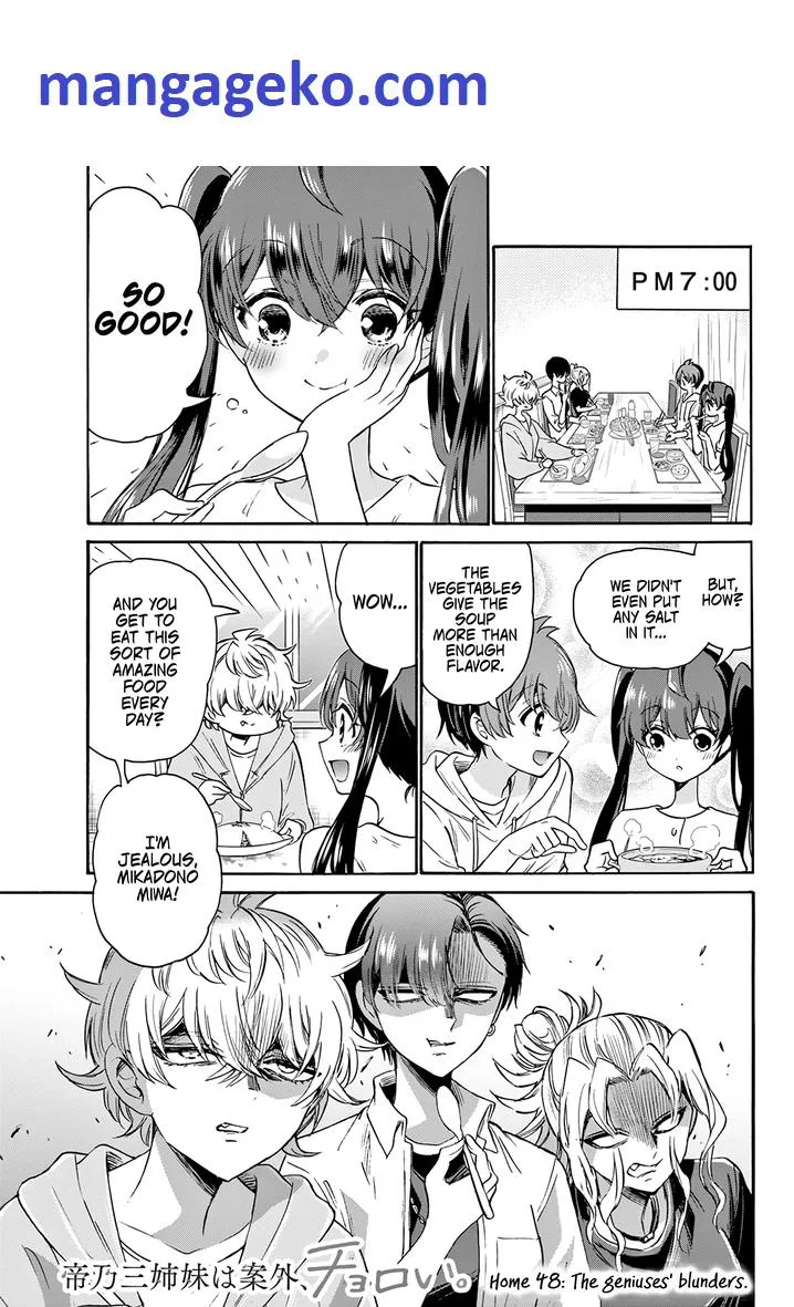 Mikadono Sanshimai wa Angai, Choroi Chapter 48 page 1