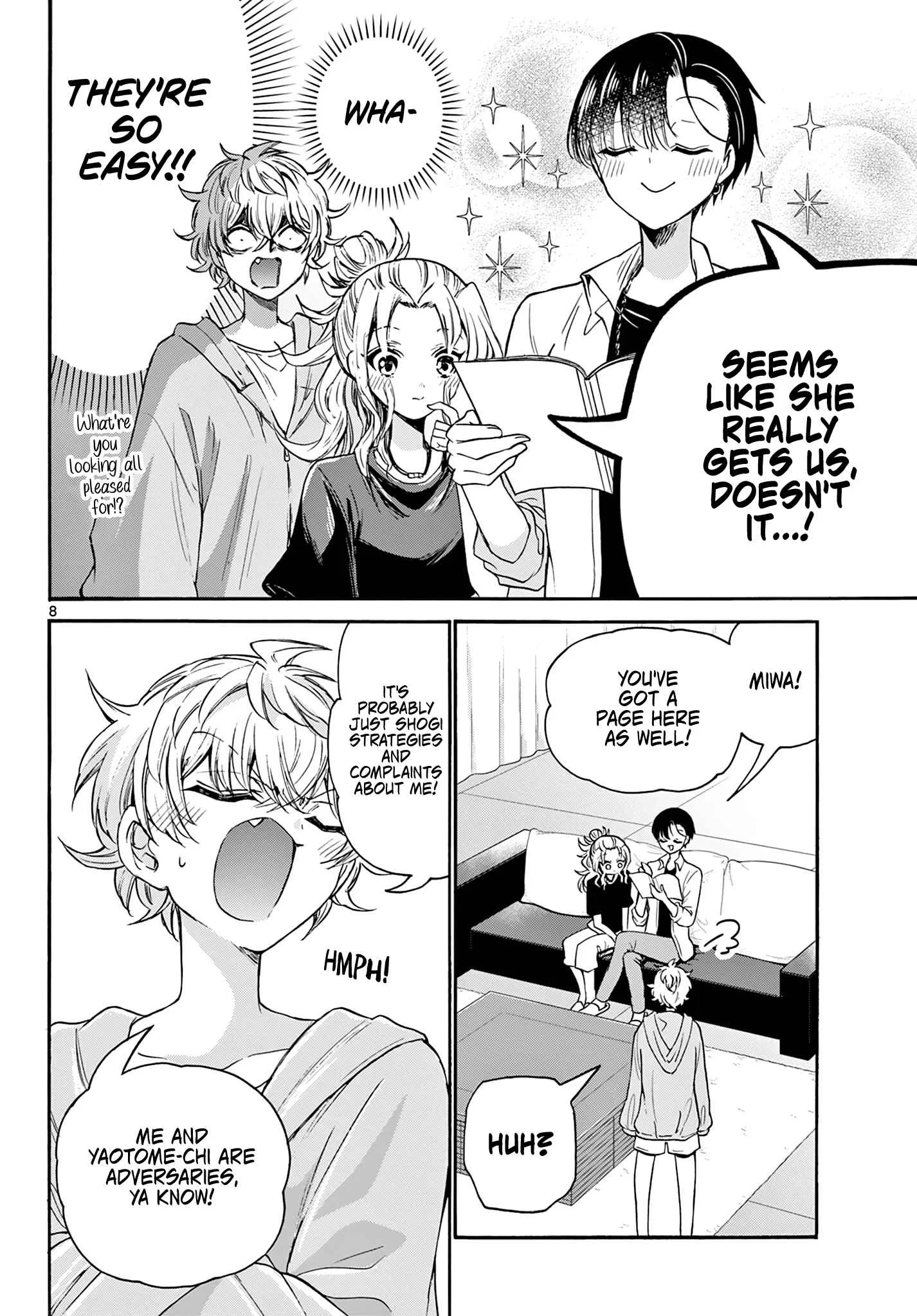 Mikadono Sanshimai wa Angai, Choroi Chapter 49 page 8