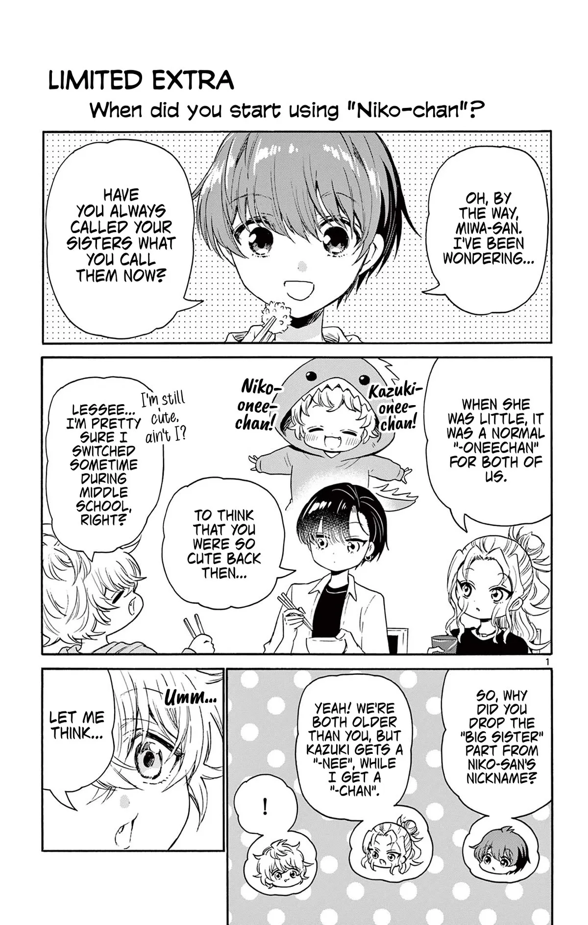 Mikadono Sanshimai wa Angai, Choroi Chapter 56.5 page 7