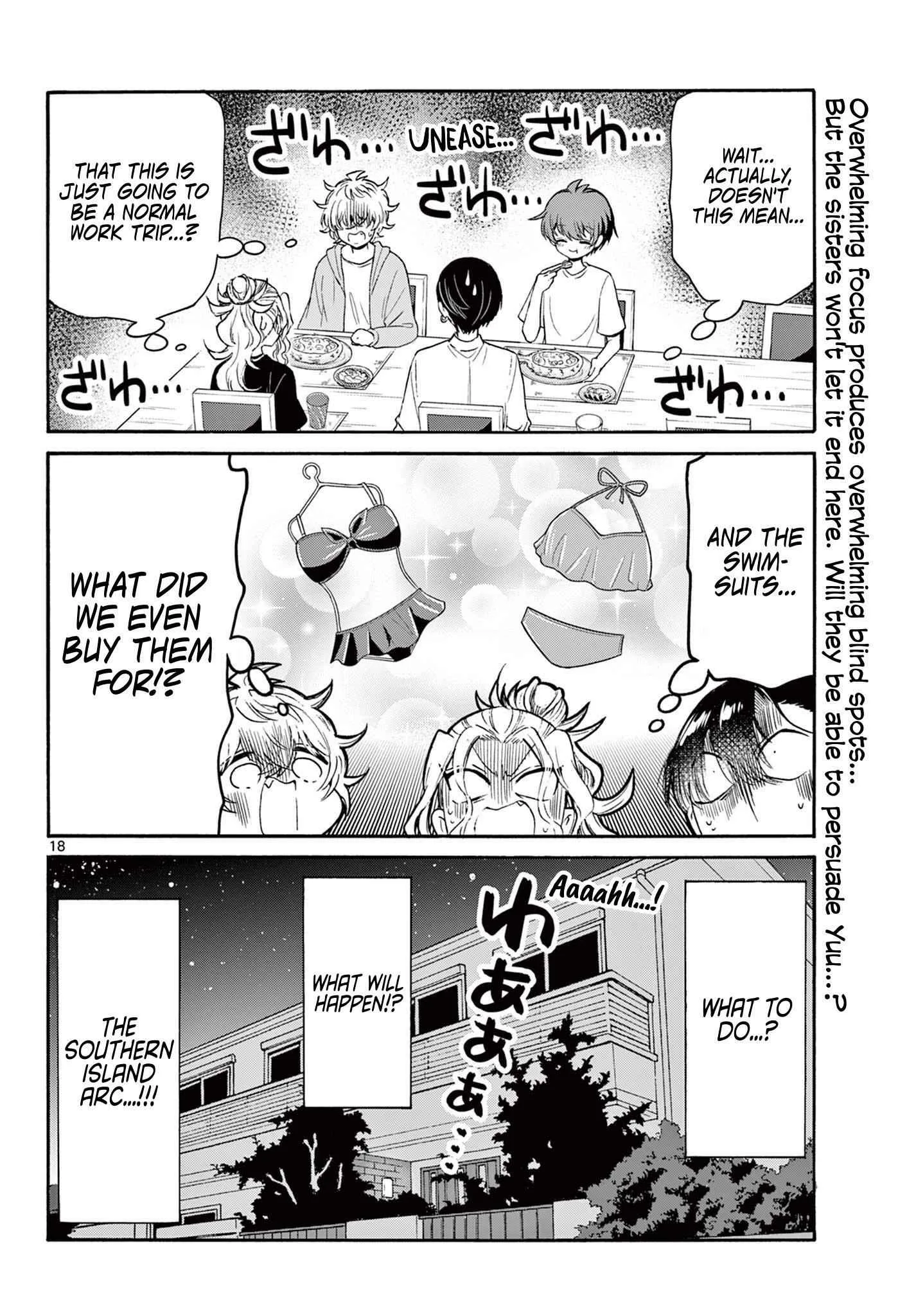 Mikadono Sanshimai wa Angai, Choroi Chapter 77 page 18