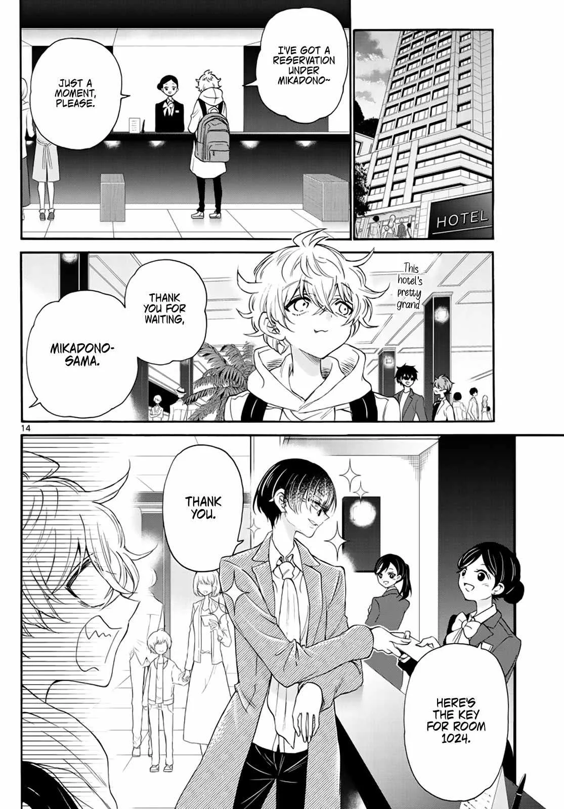 Mikadono Sanshimai wa Angai, Choroi Chapter 8 page 14