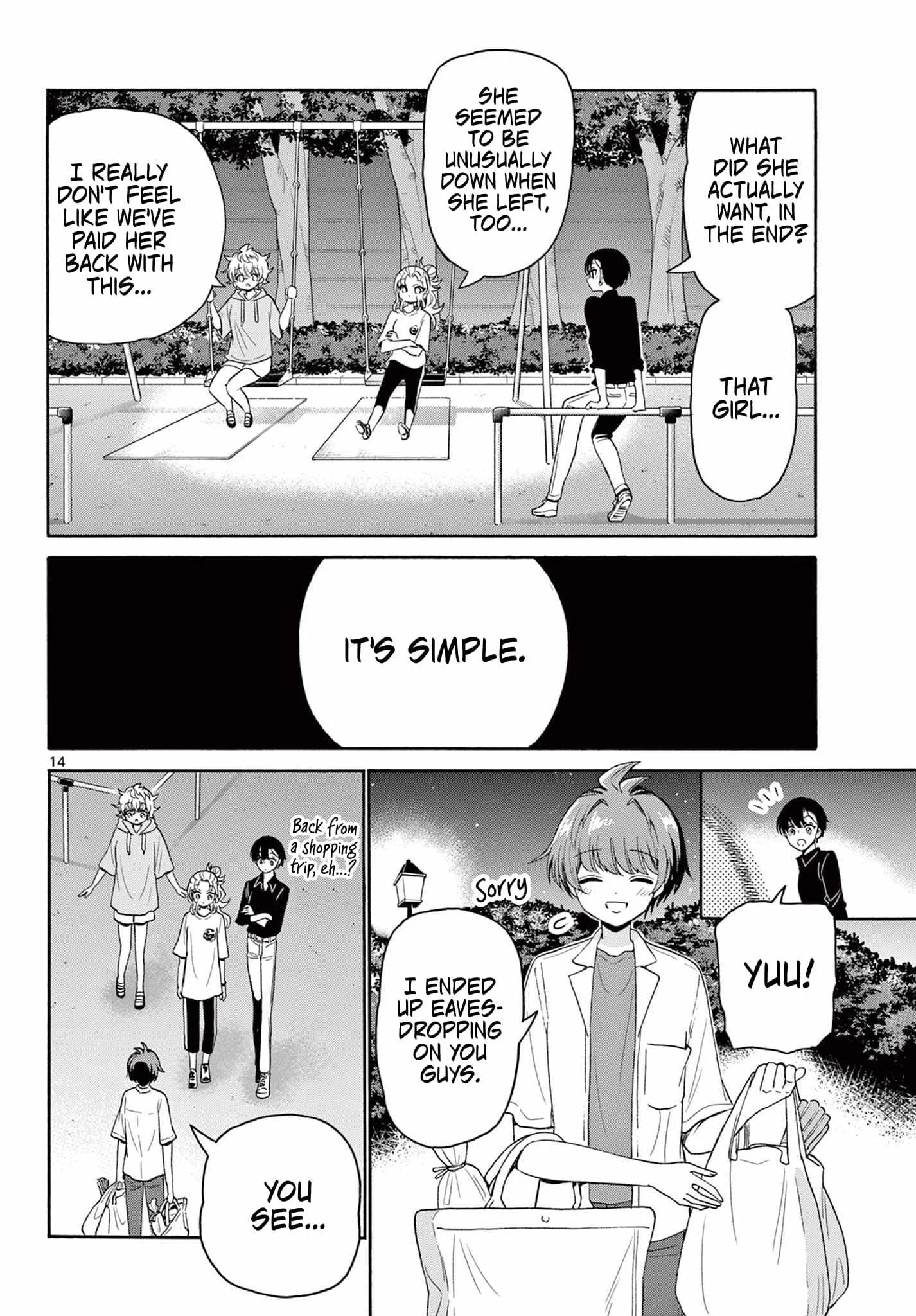 Mikadono Sanshimai wa Angai, Choroi Chapter 81 page 14