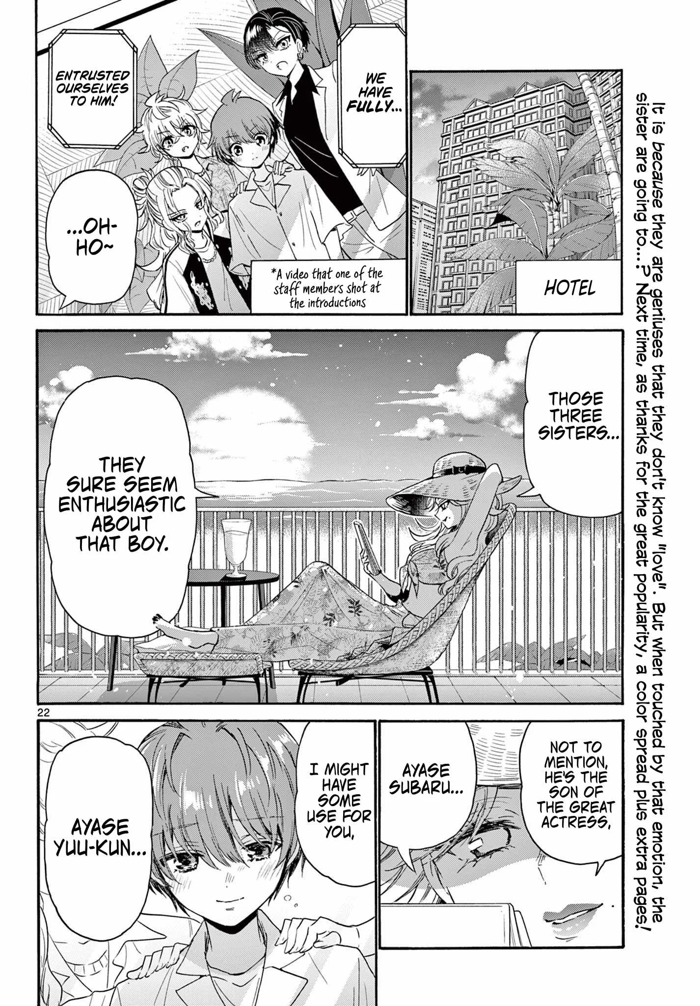 Mikadono Sanshimai wa Angai, Choroi Chapter 86 page 22