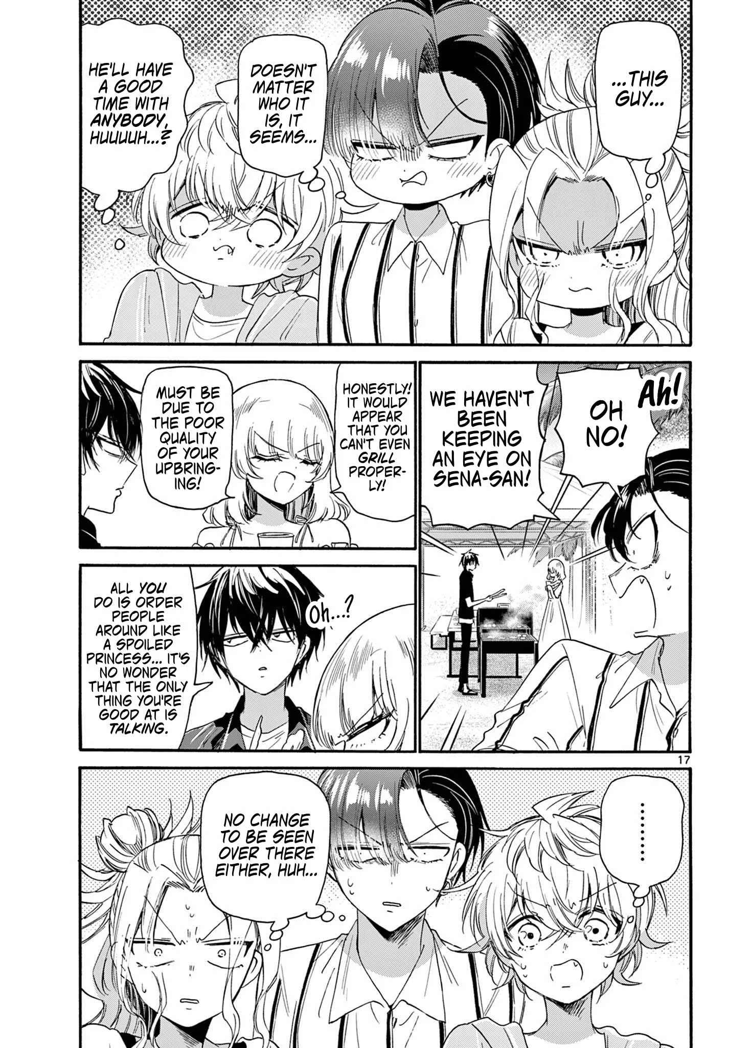 Mikadono Sanshimai wa Angai, Choroi Chapter 88 page 17