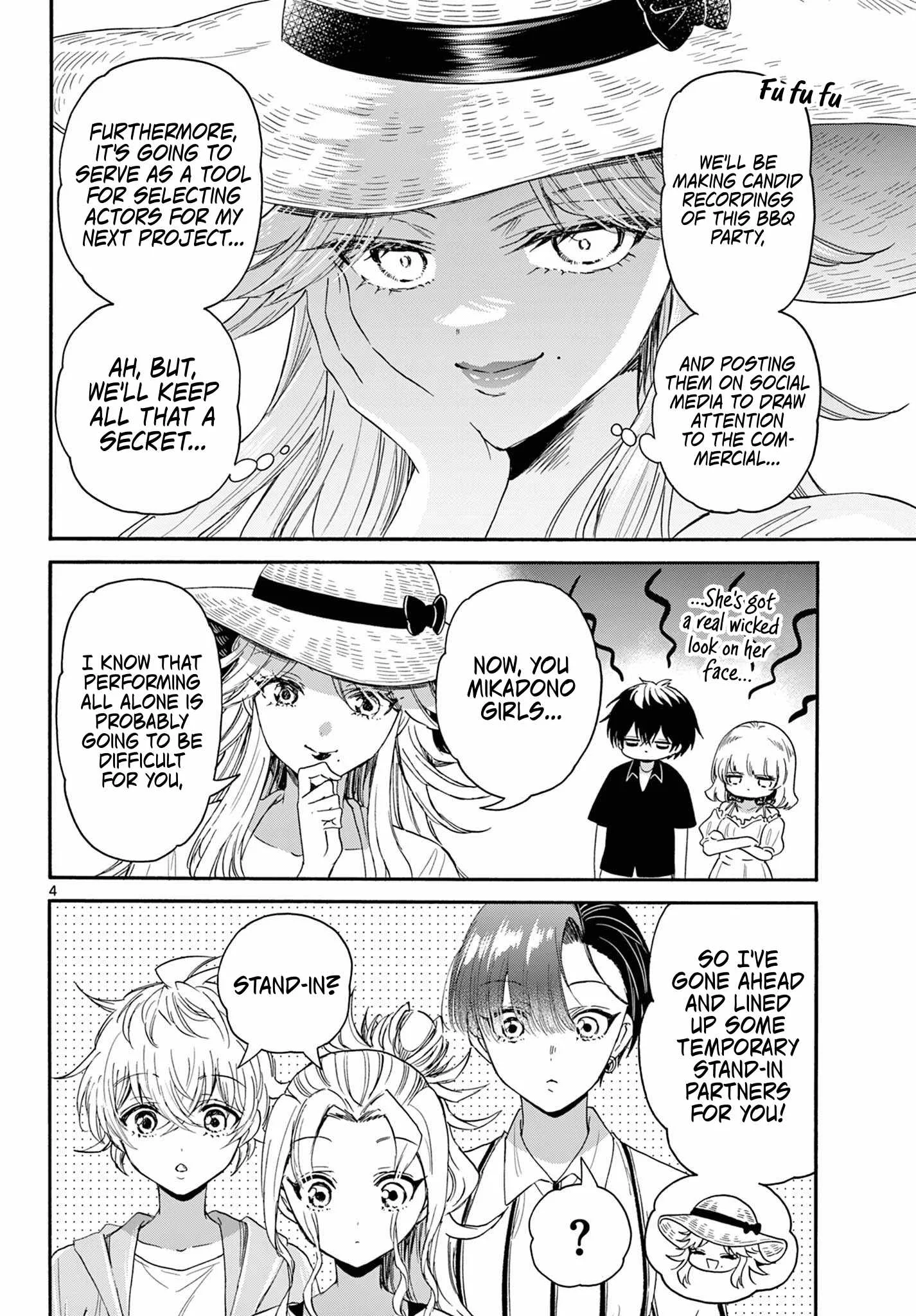 Mikadono Sanshimai wa Angai, Choroi Chapter 88 page 4