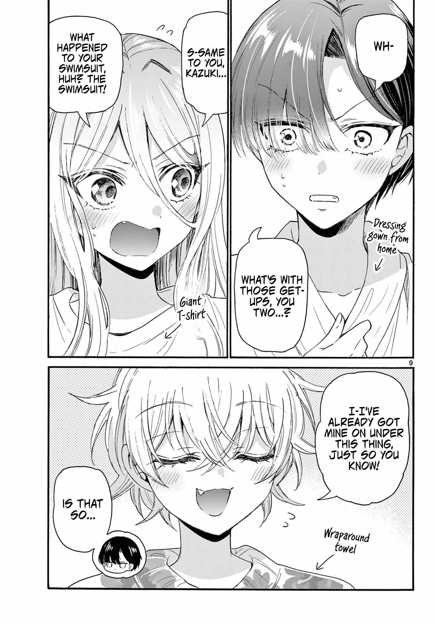 Mikadono Sanshimai wa Angai, Choroi Chapter 90 page 9