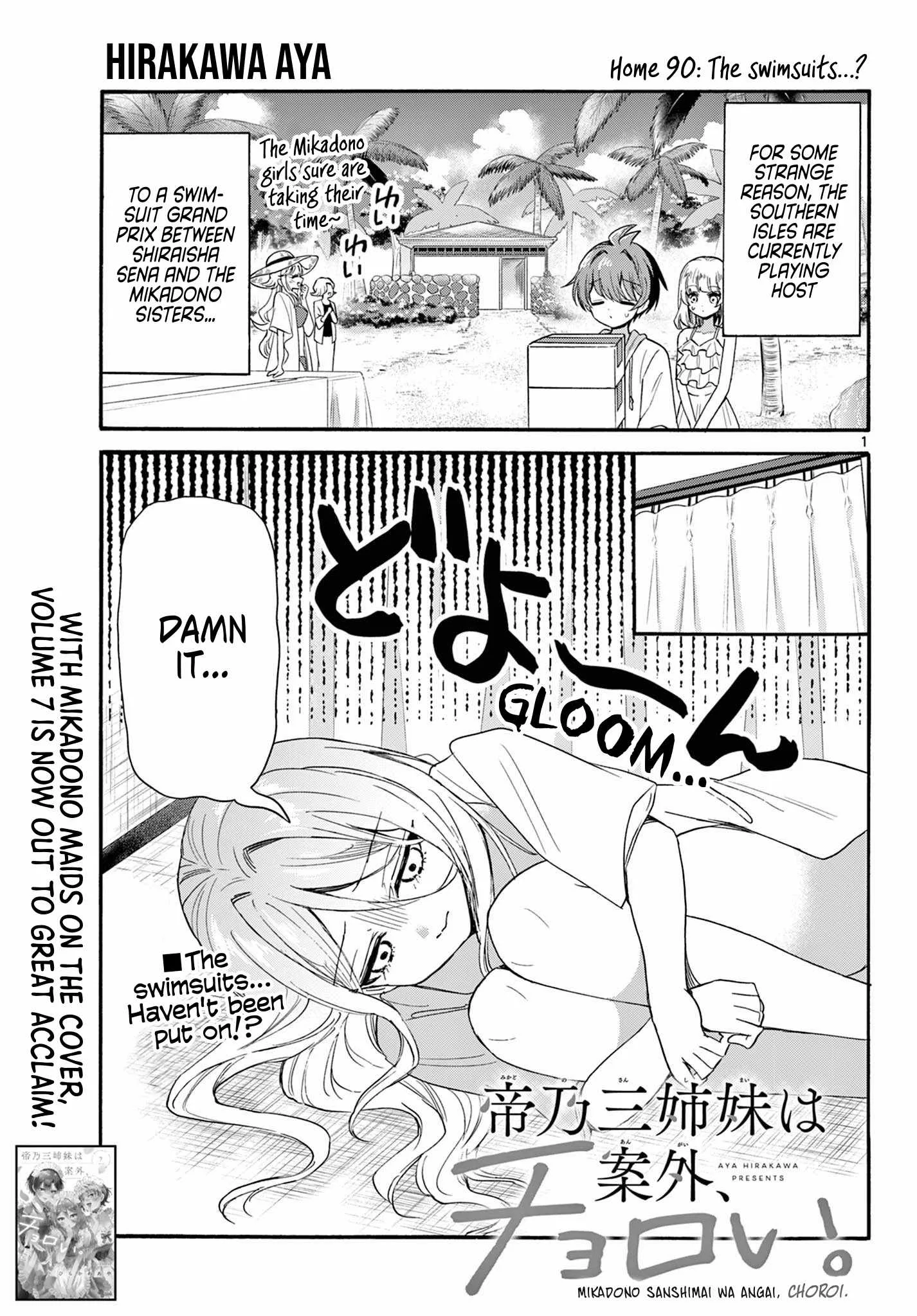 Mikadono Sanshimai wa Angai, Choroi Chapter 90 page 1