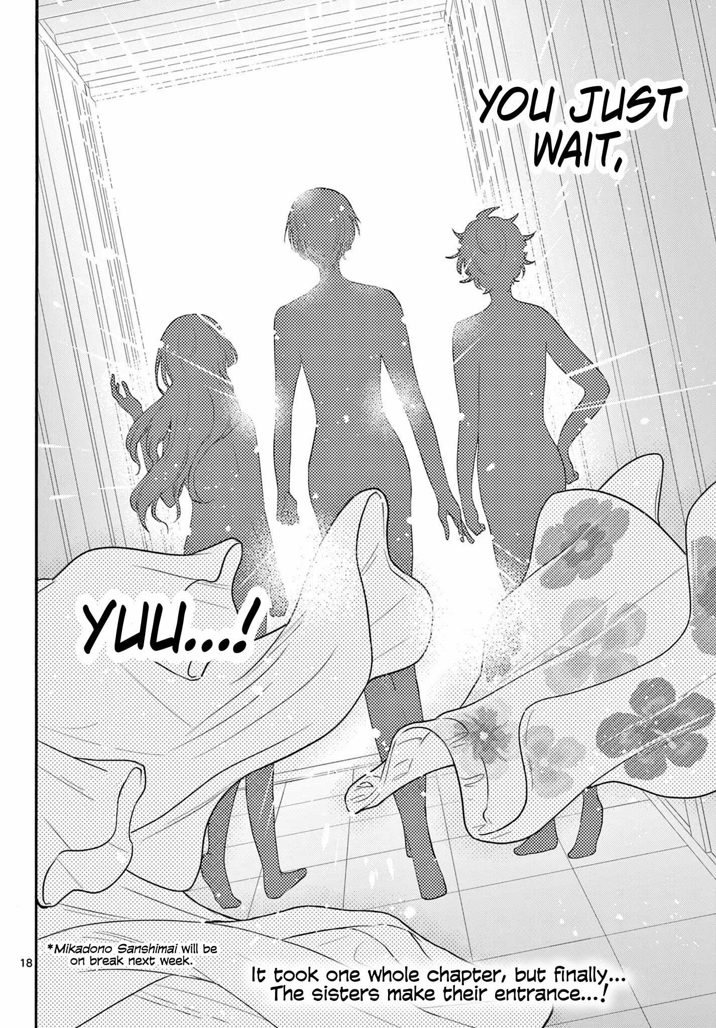 Mikadono Sanshimai wa Angai, Choroi Chapter 90 page 17